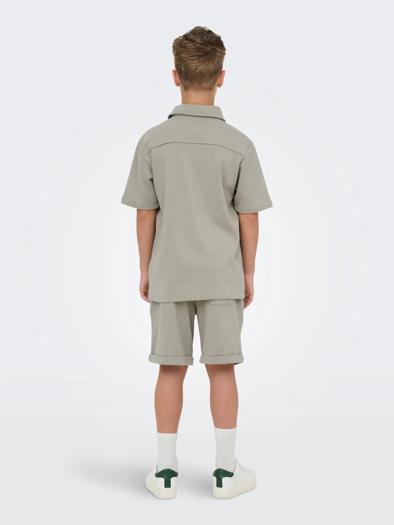Only and Sons Junior lasten shortsit OSJNEW Kodyl Sweatshorts, beige - Image 2