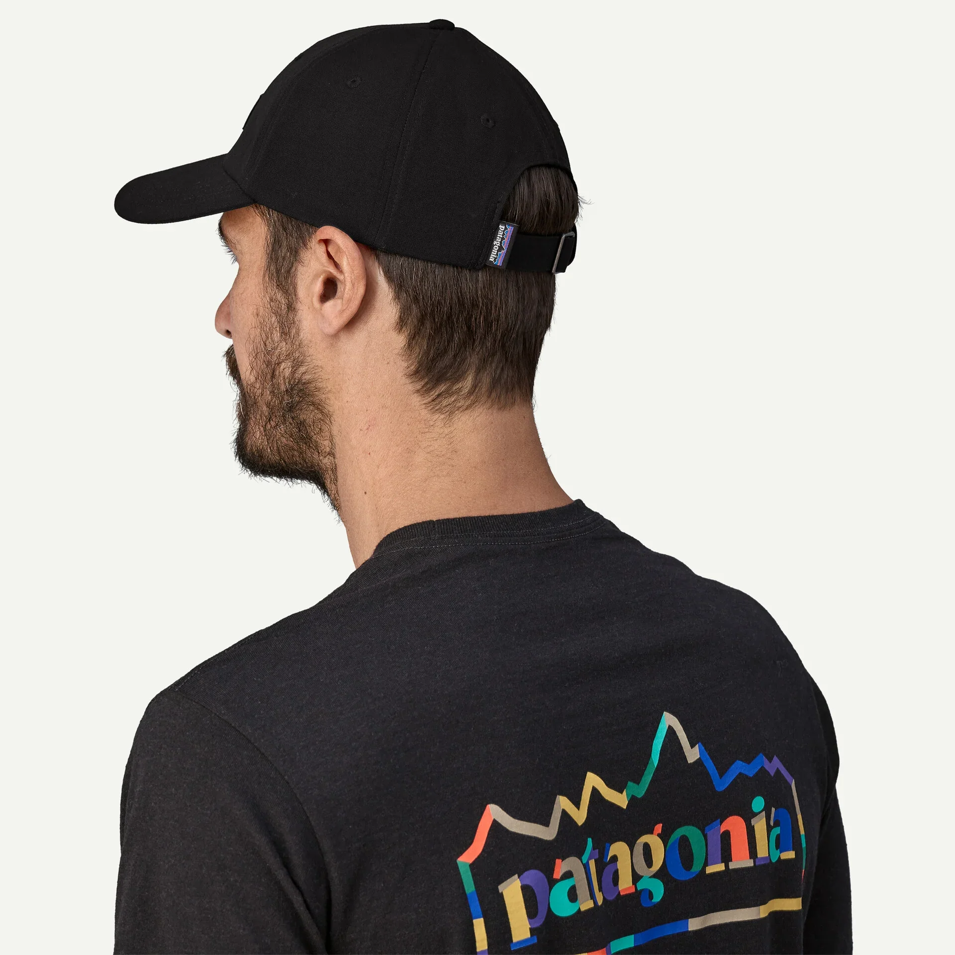 Patagonia lippis P-6 Label Trad Cap, musta - Image 3