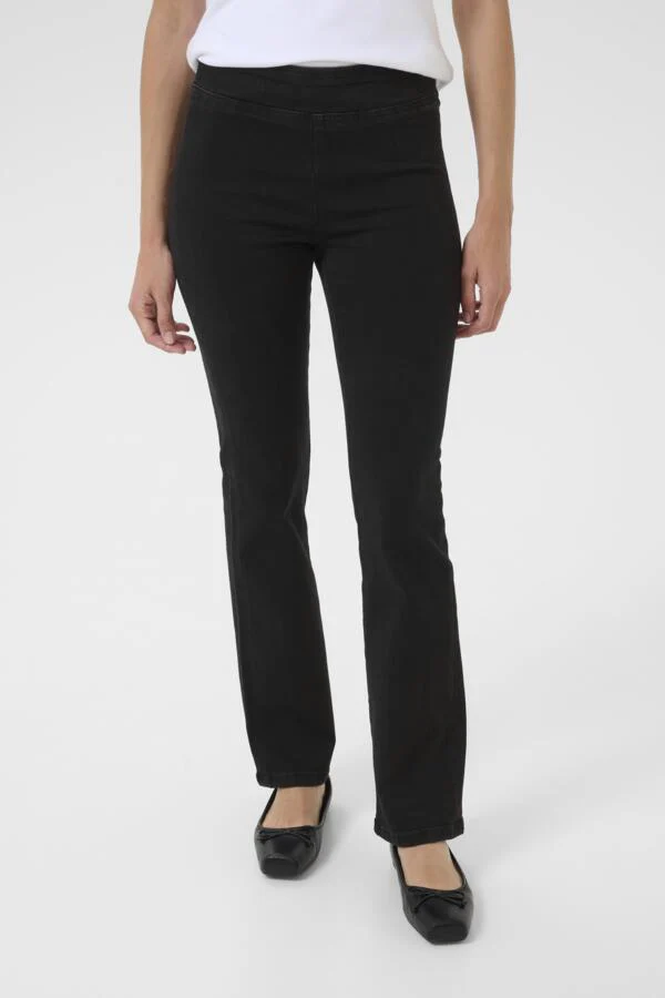 Part Two naisten farkut, NIKELASPW Black - Image 3