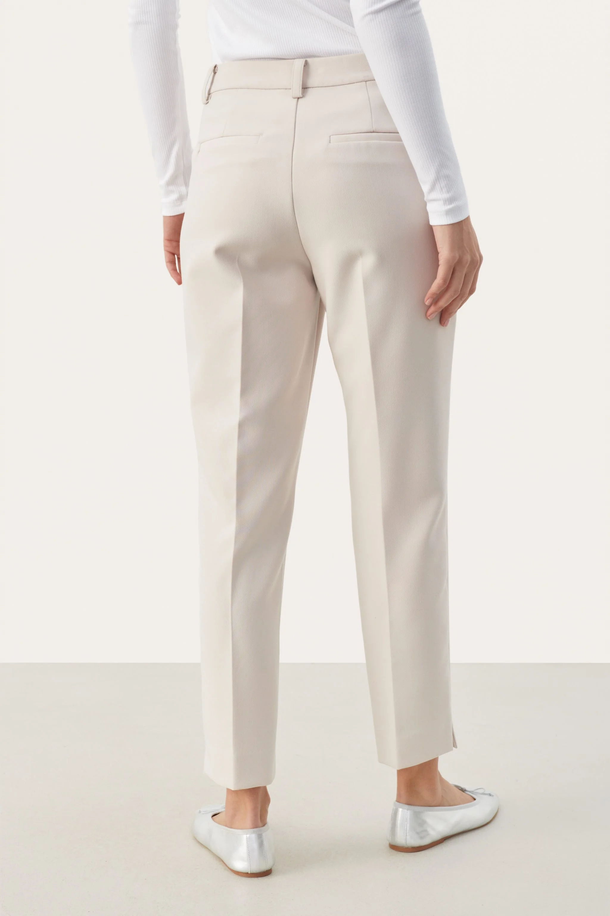 Part Two Naisten Housut, URBANA PANT Hiekka - Image 6