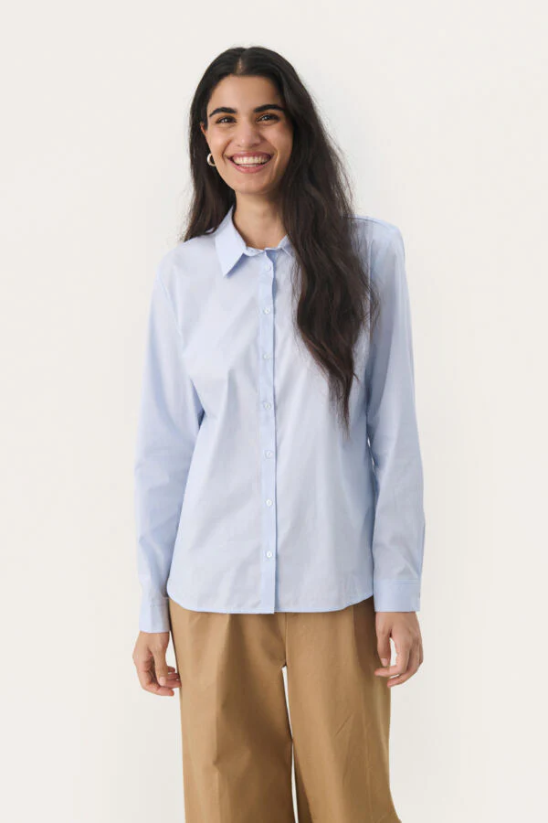 Part Two Naisten Kauluspaita BIMINI SHIRT Heather