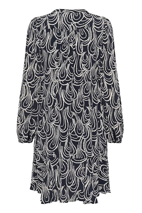Part Two Naisten Mekko, PHILLIPAPW DR Dark Navy Dot Chain - Image 3