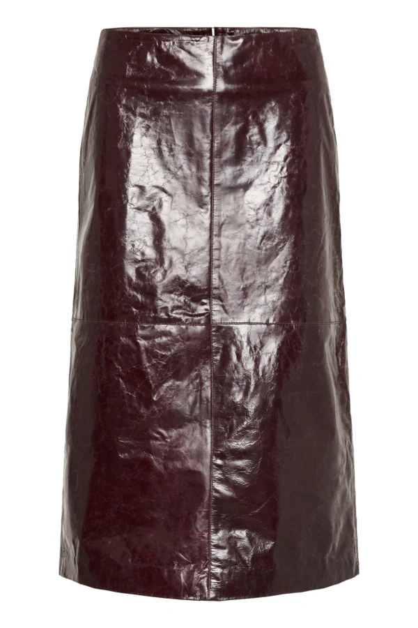 Part Two naisten nahkahame, SINJA SKIRT Port - Image 3