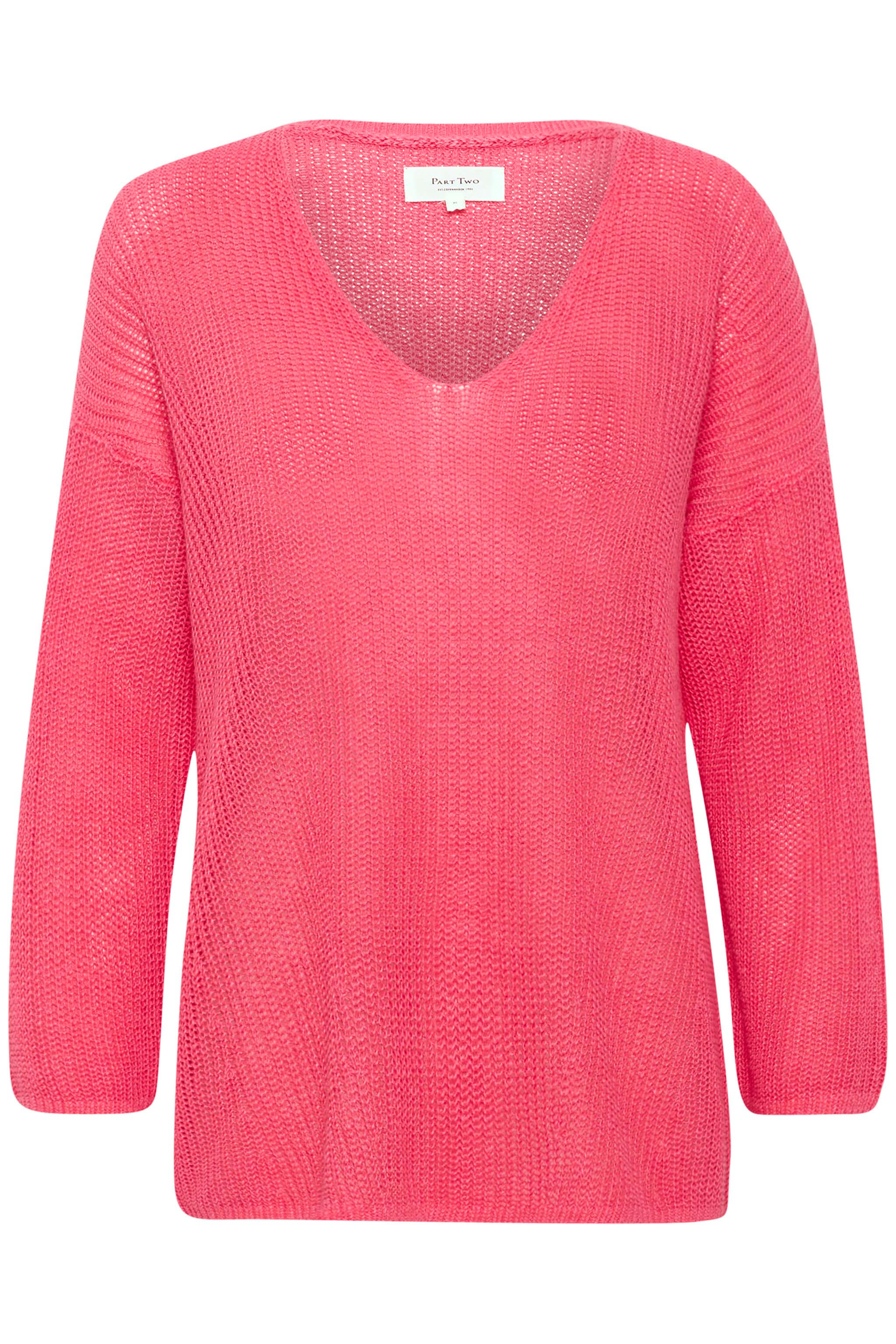 Part Two Naisten Neule, ETRONA PULLOVER Pinkki - Image 5