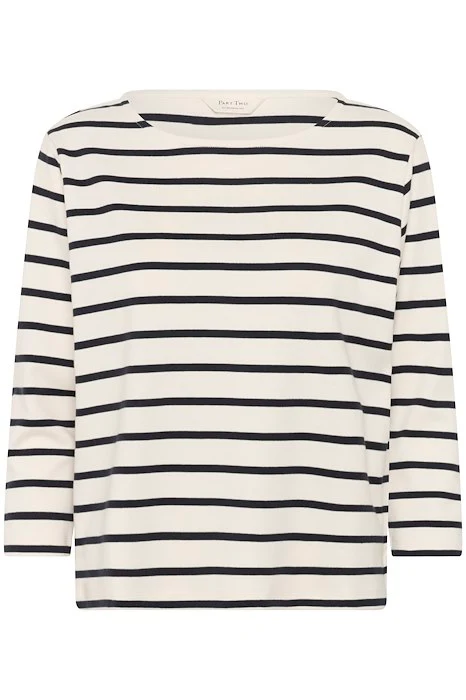 Part Two naisten paita, NELAPW TS Dark Navy Stripe