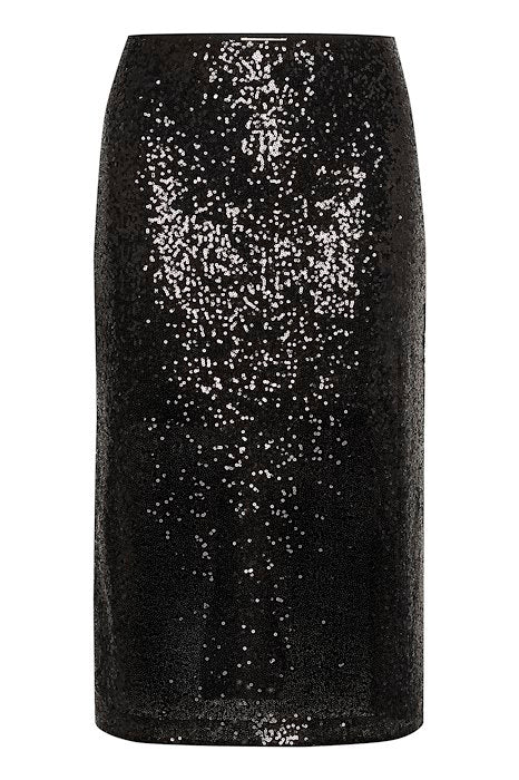 Part Two naisten paljettihame, TEFFANIA SKIRT Black