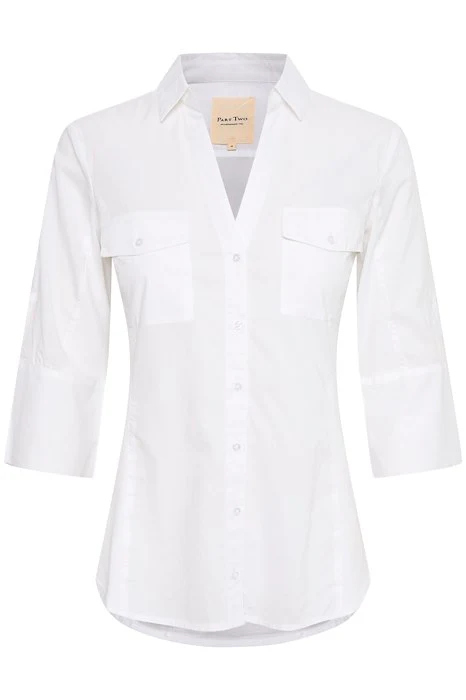 Part Two paitapusero, CORTNIA SHIRT Bright White