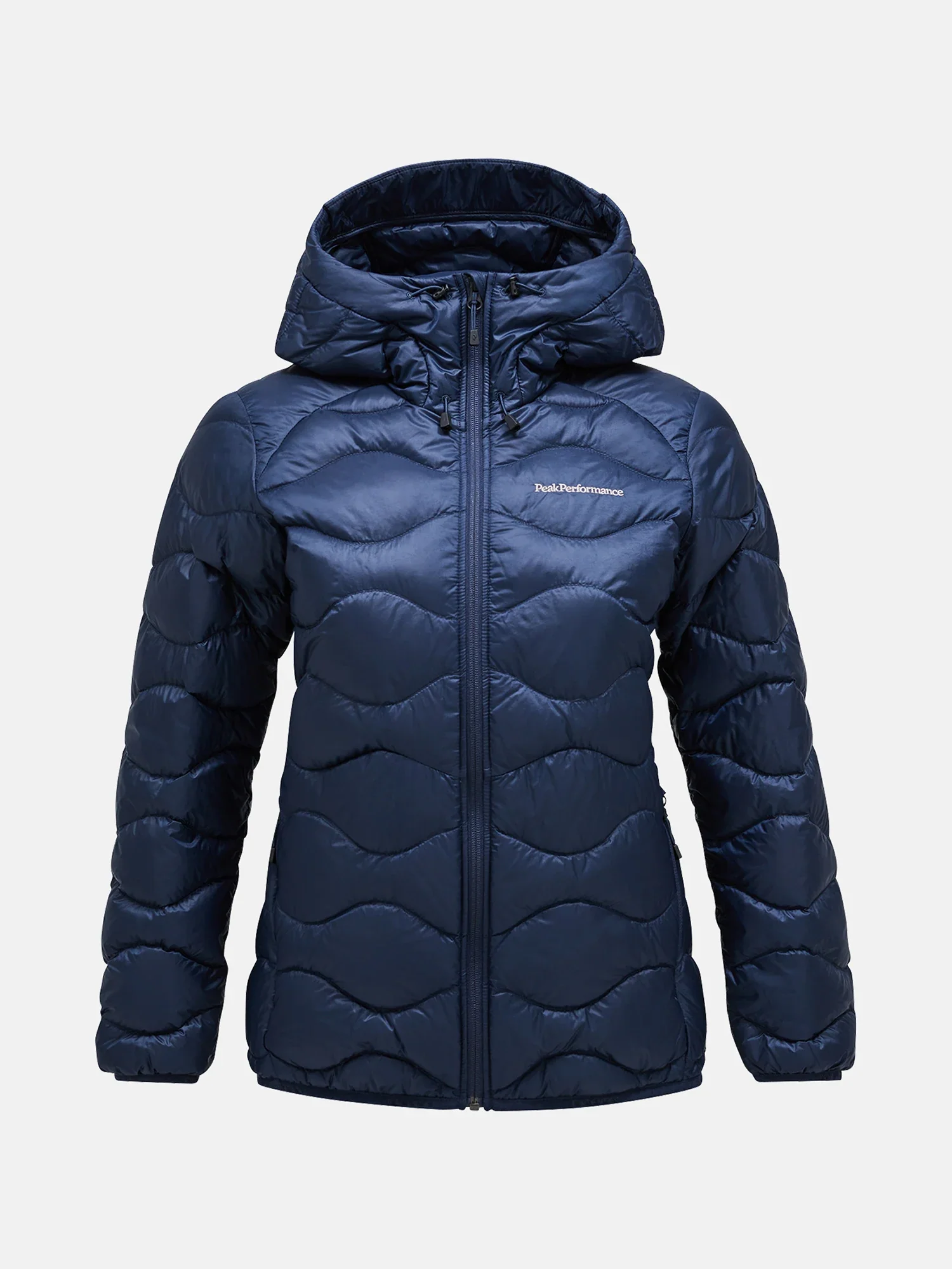 Peak Performance Naisten Kevytuntuvatakki, W Helium Down Hood Jacket Tummansininen - Image 3