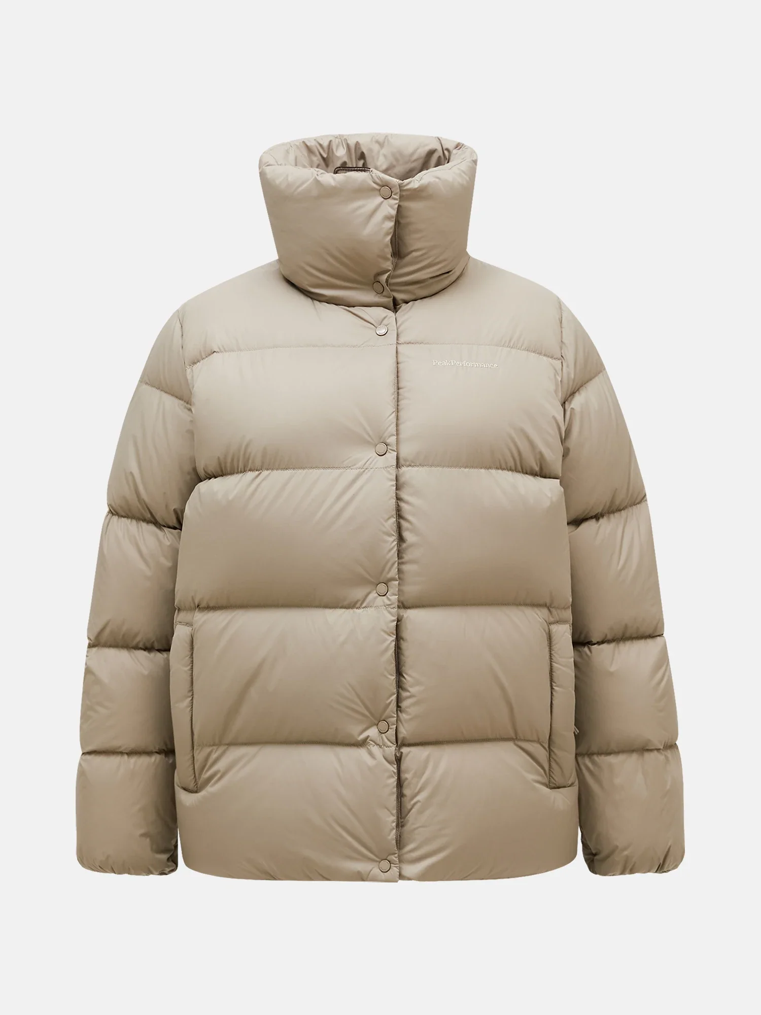 Peak Performance Naisten Takki, W Down Puffer Vaalea Beige - Image 3