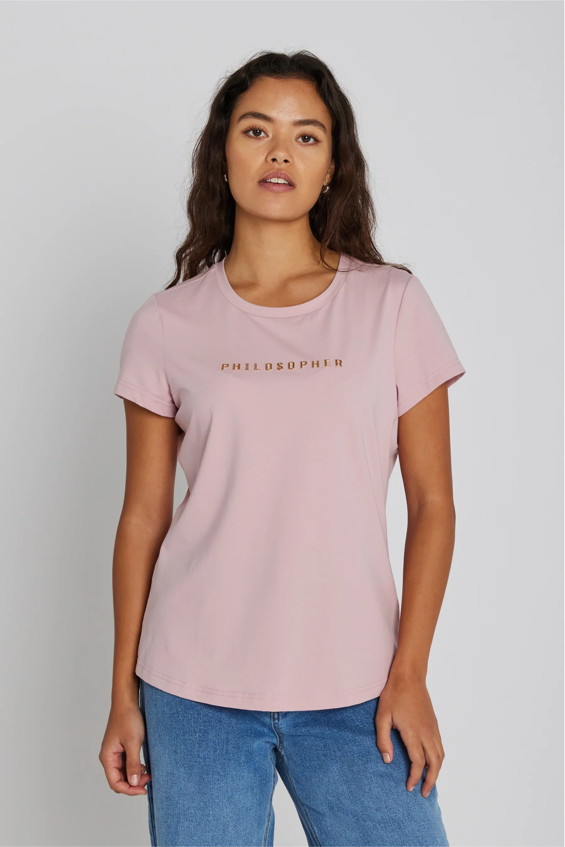 Philosophy Blues Original naisten t-paita Philosopher T-shirt, vaaleanpunainen