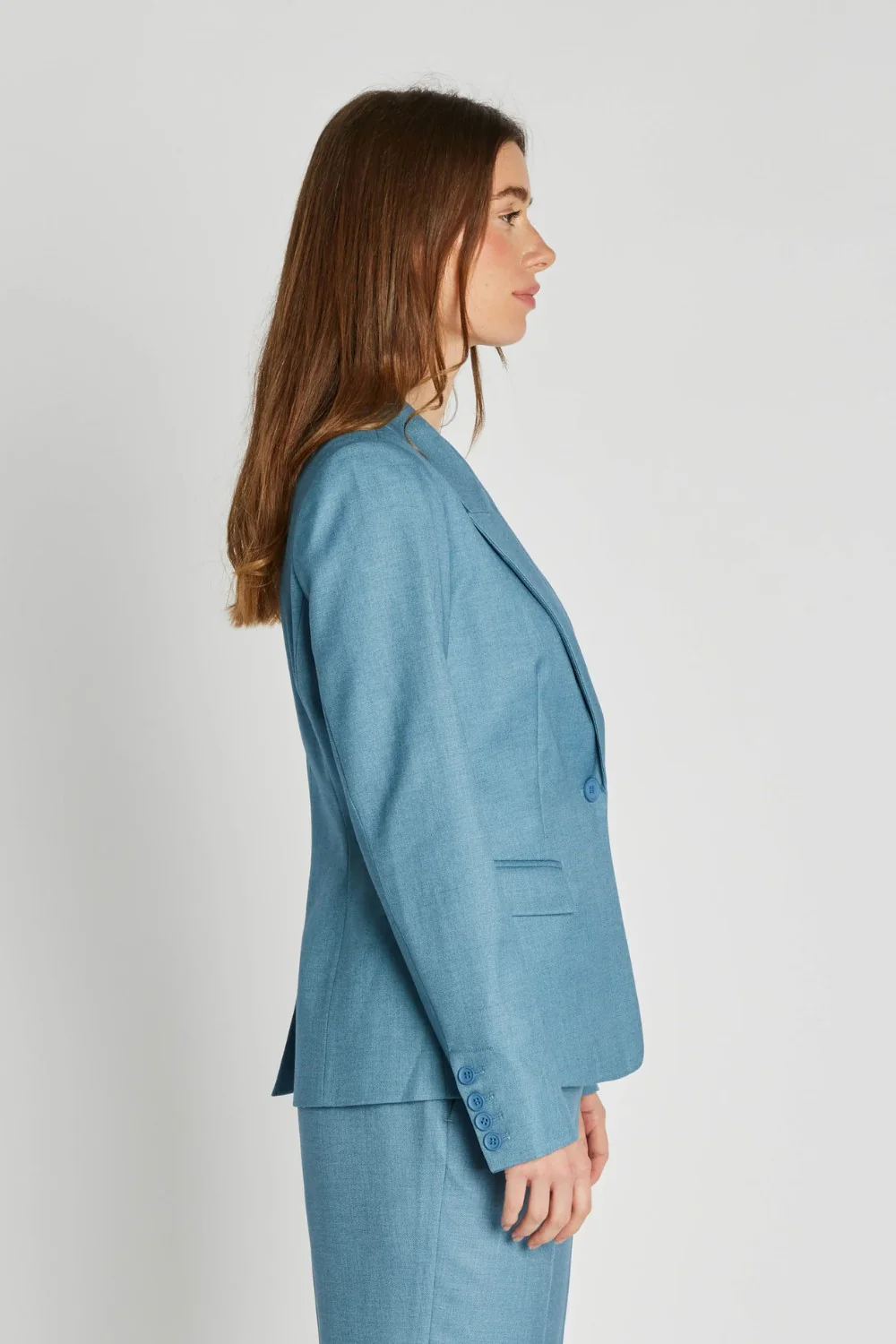 Philosophy Blues Original naisten bleiseri, CONVOY BLAZER Vaaleansininen - Image 3