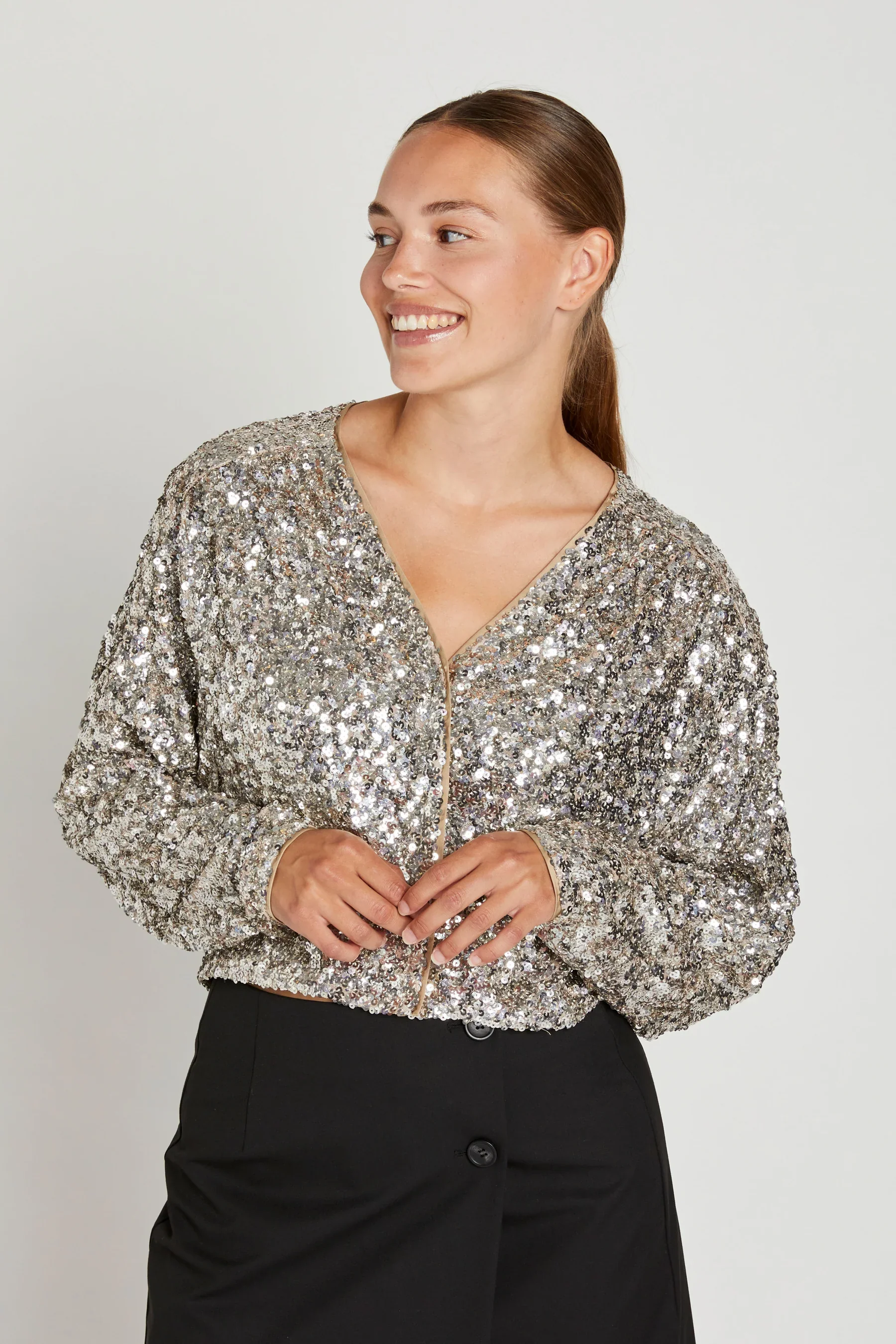 Philosophy Blues Original Naisten Jakku, KETINA CARDIGAN Kullankeltainen - Image 3