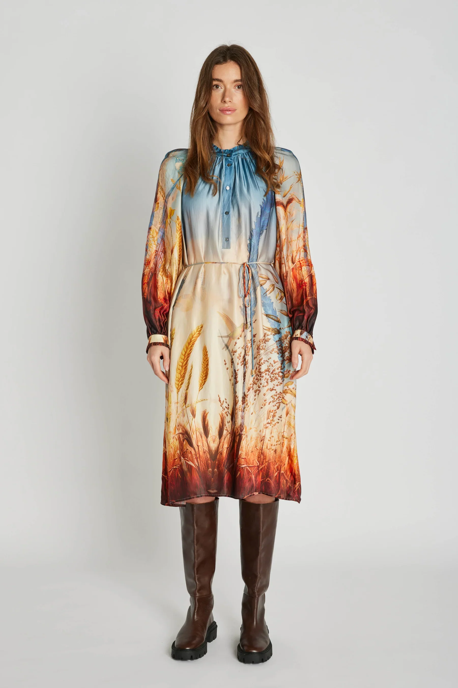 Philosophy Blues Original naisten mekko, CANNON DRESS Monivärinen Kuosi