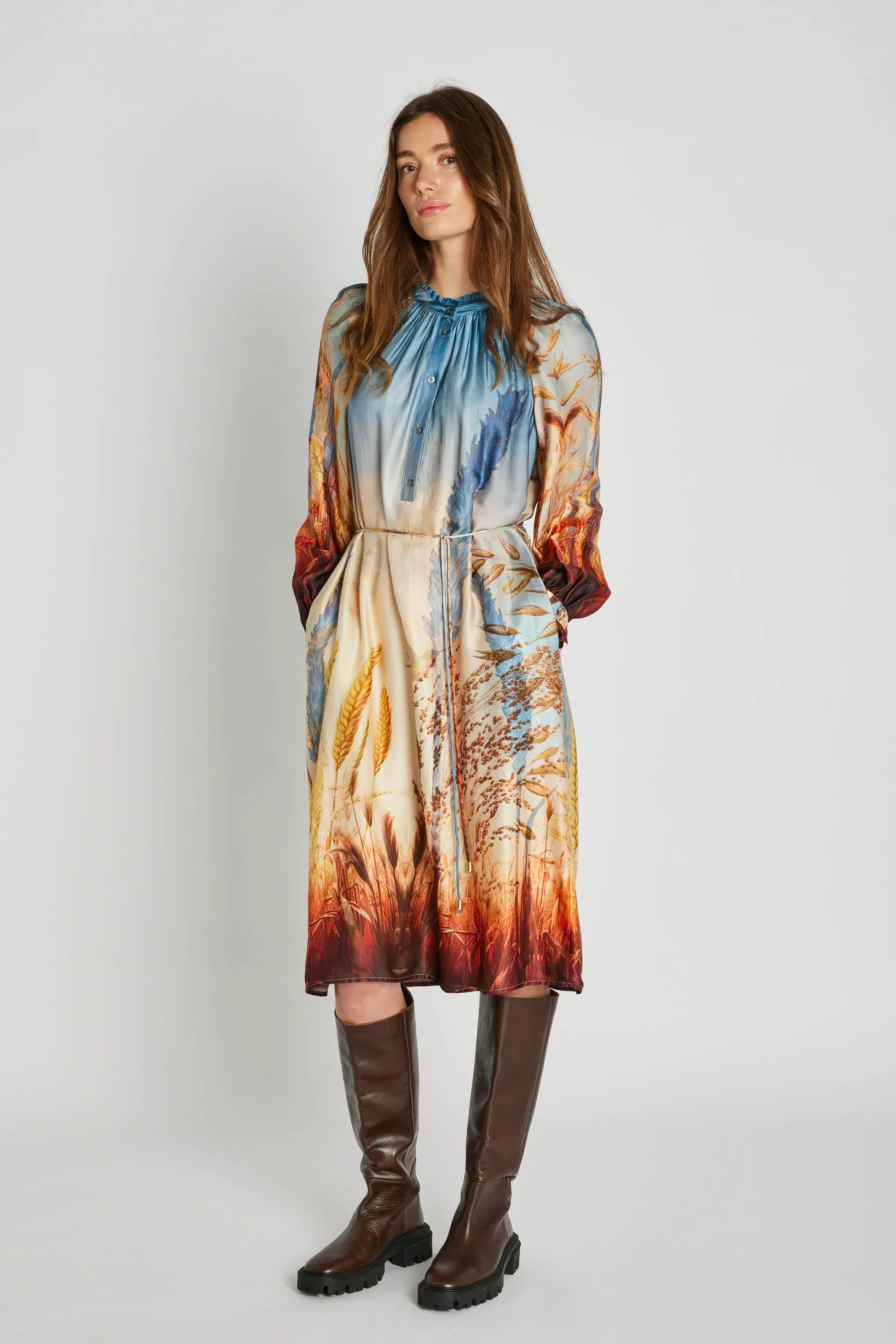 Philosophy Blues Original naisten mekko, CANNON DRESS Monivärinen Kuosi - Image 3