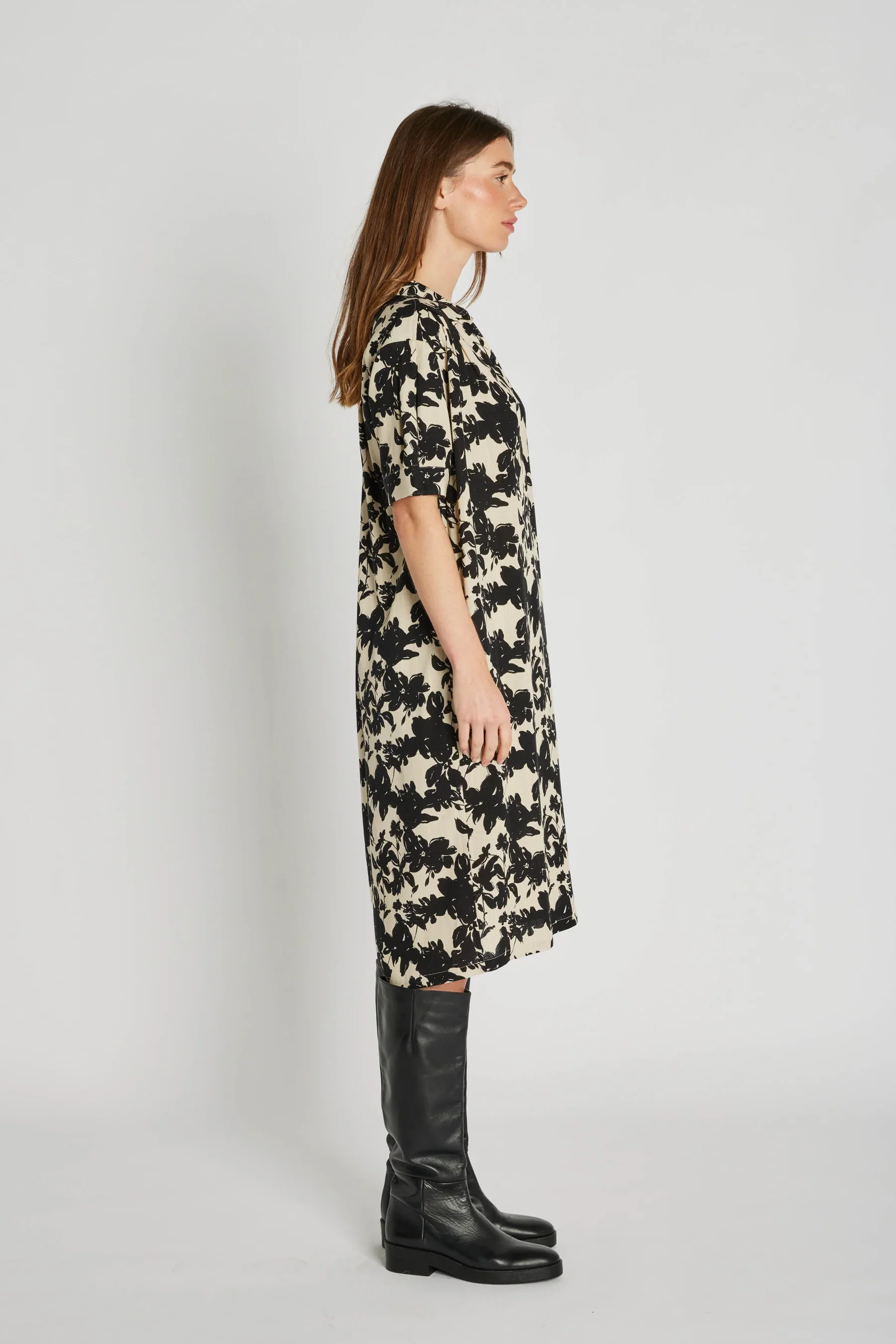 Philosophy Blues Original naisten mekko, MINT DRESS Mustavalkoinen - Image 2