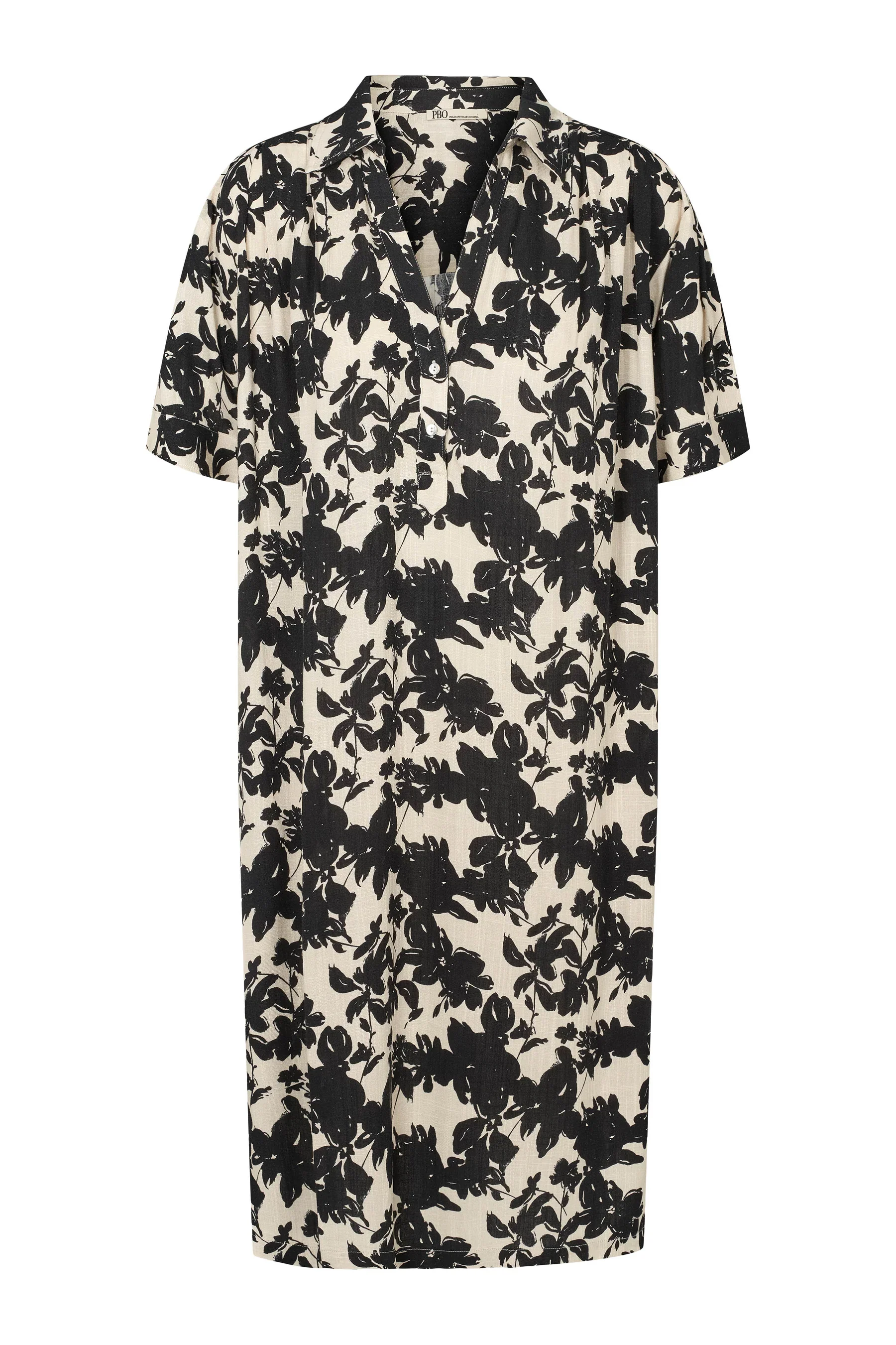 Philosophy Blues Original naisten mekko, MINT DRESS Mustavalkoinen - Image 4