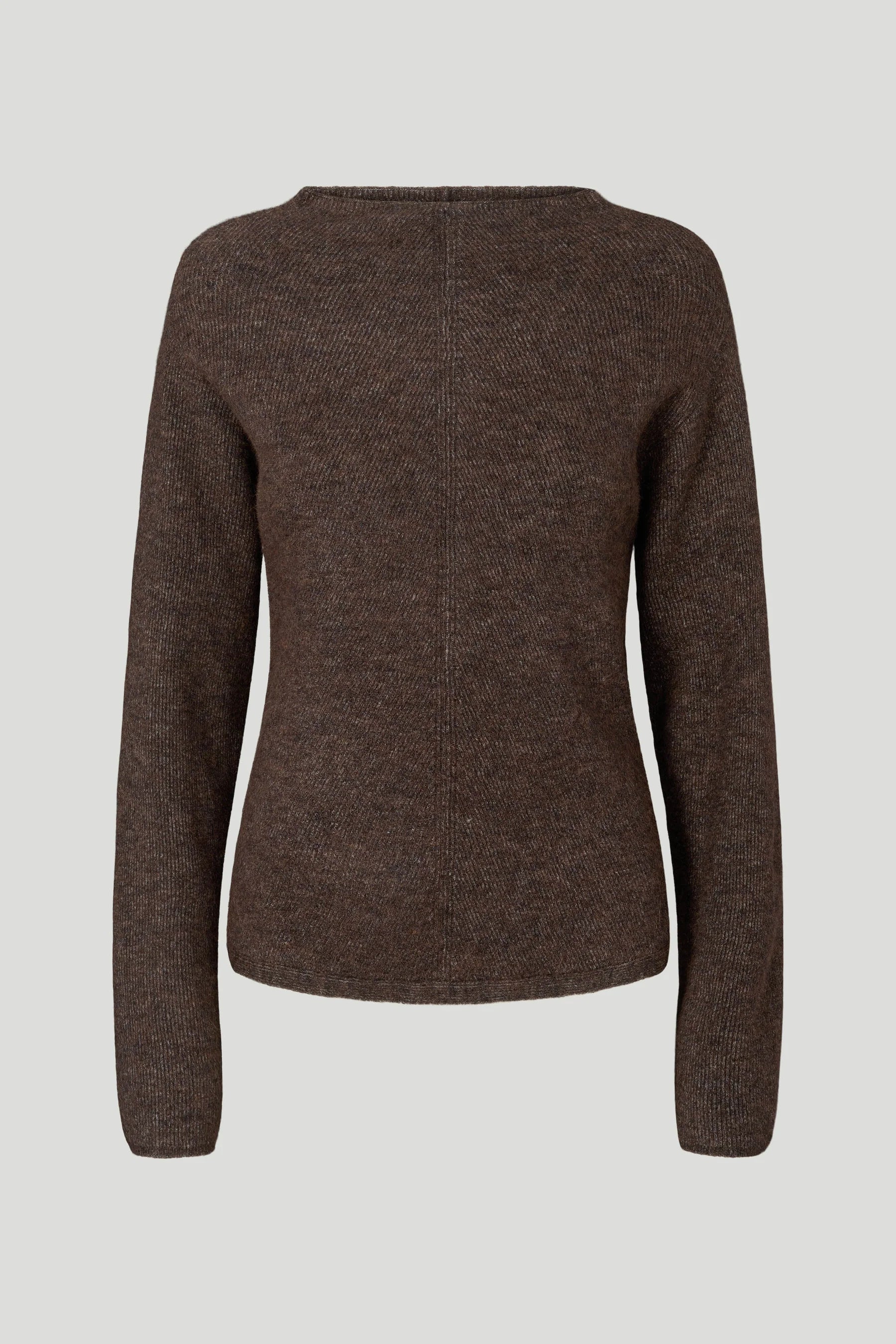 Philosophy Blues Original naisten neulepusero, TORNA KNIT Tummanruskea