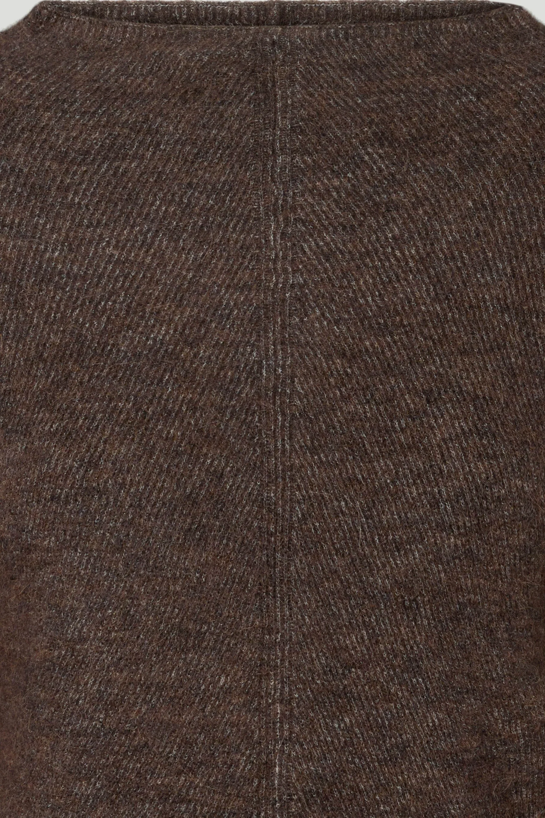 Philosophy Blues Original naisten neulepusero, TORNA KNIT Tummanruskea - Image 3