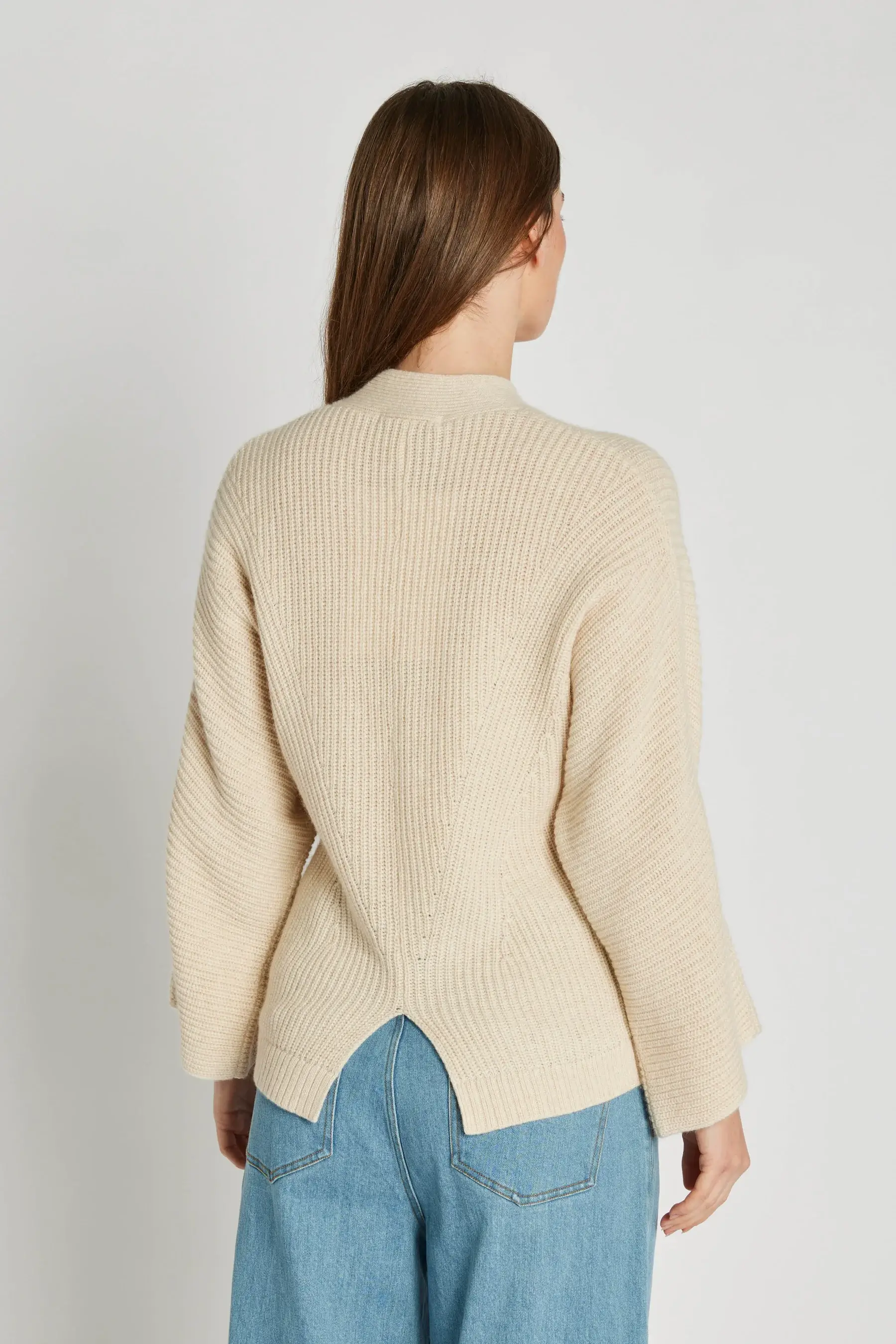 Philosophy Blues Original naisten neuletakki, IDEA KNIT SWEATER Luonnonvalkoinen - Image 2
