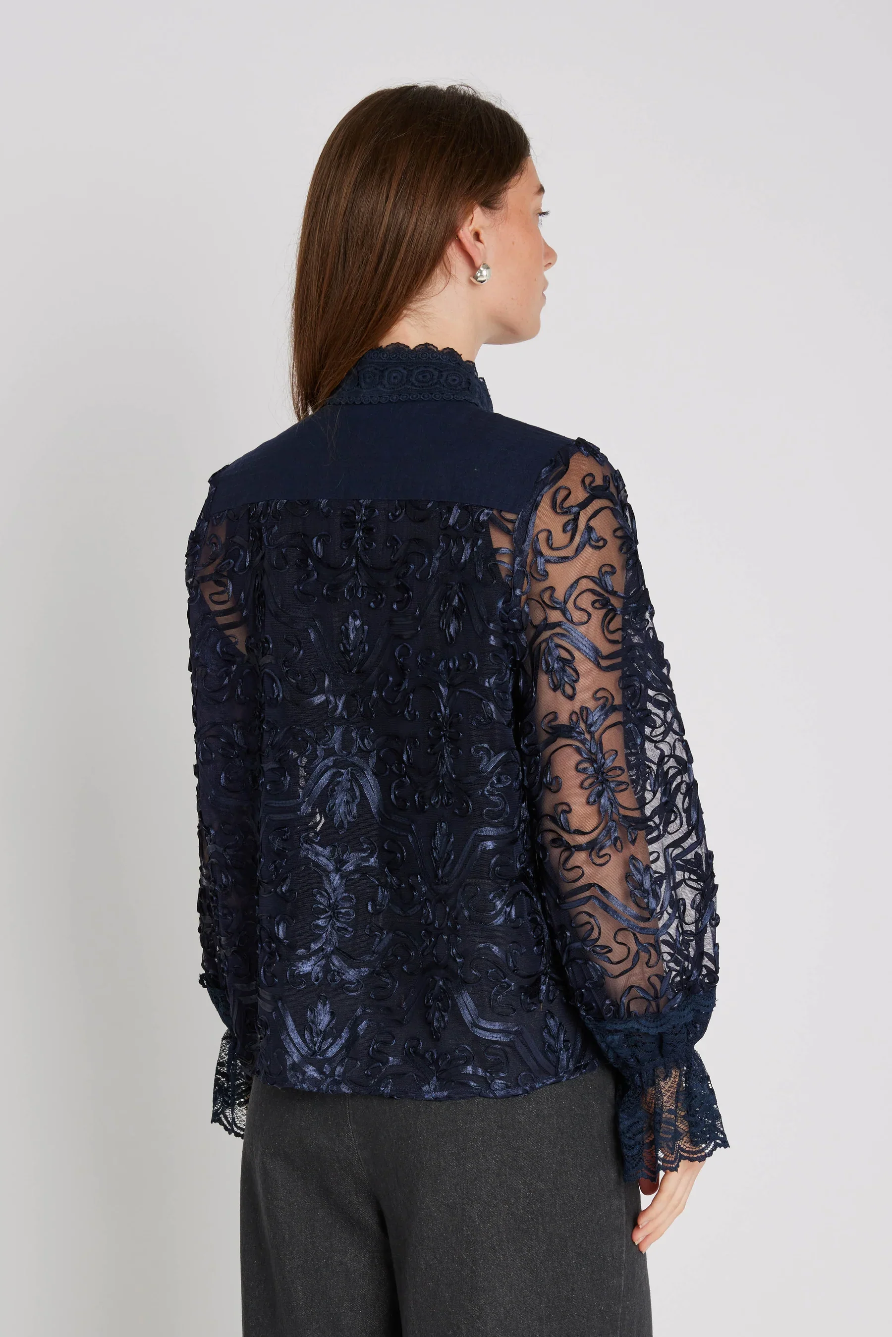 Philosophy Blues Original naisten pusero, ROYAL BLOUSE Tummansininen - Image 3