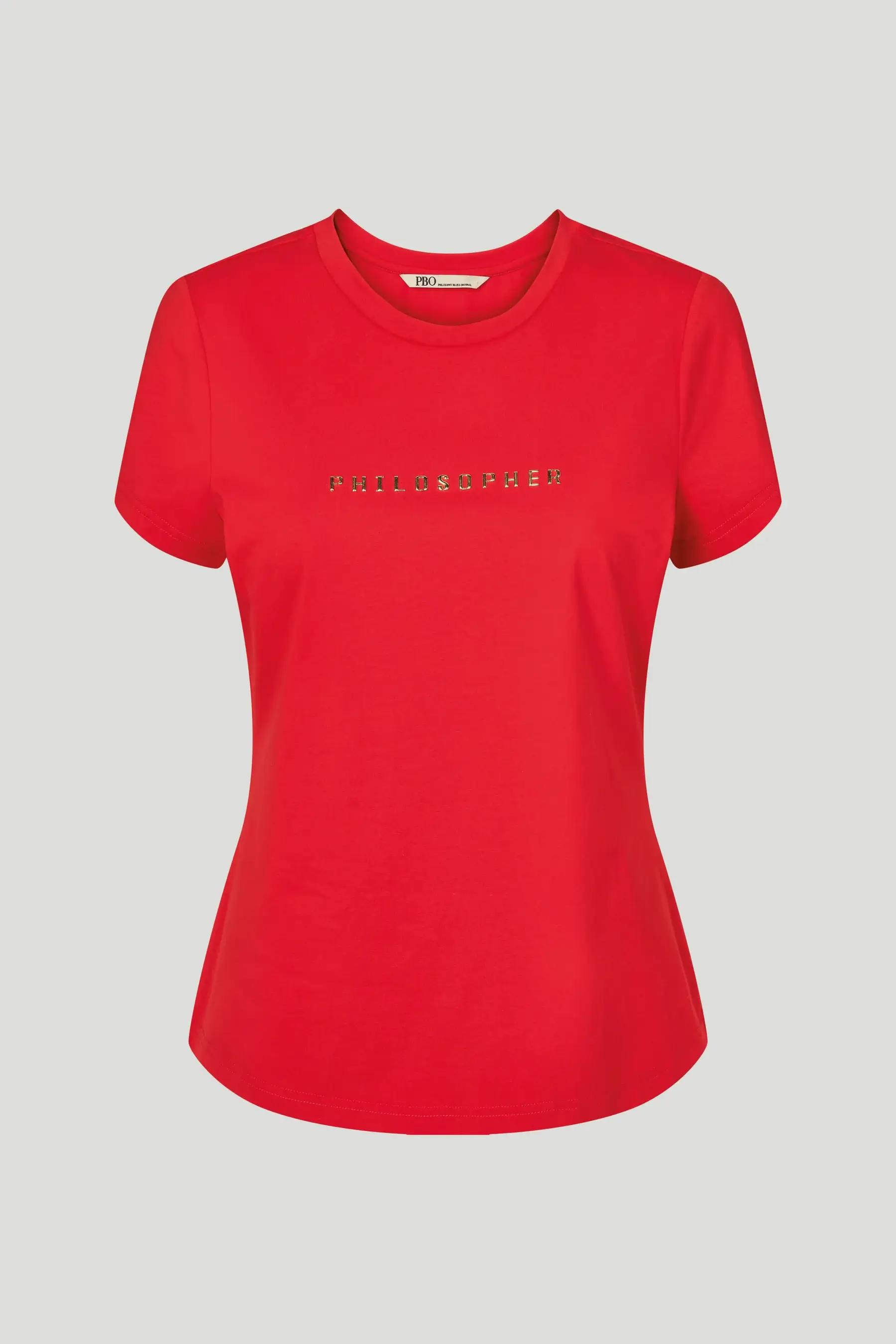 Philosophy Blues Original naisten t-paita, PHILOSOPHER T-SHIRT Punainen - Image 3