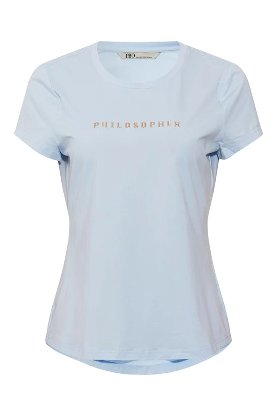 Philosophy Blues Original Naisten T-Paita, PHILOSOPHER T-SHIRT Vaaleansininen