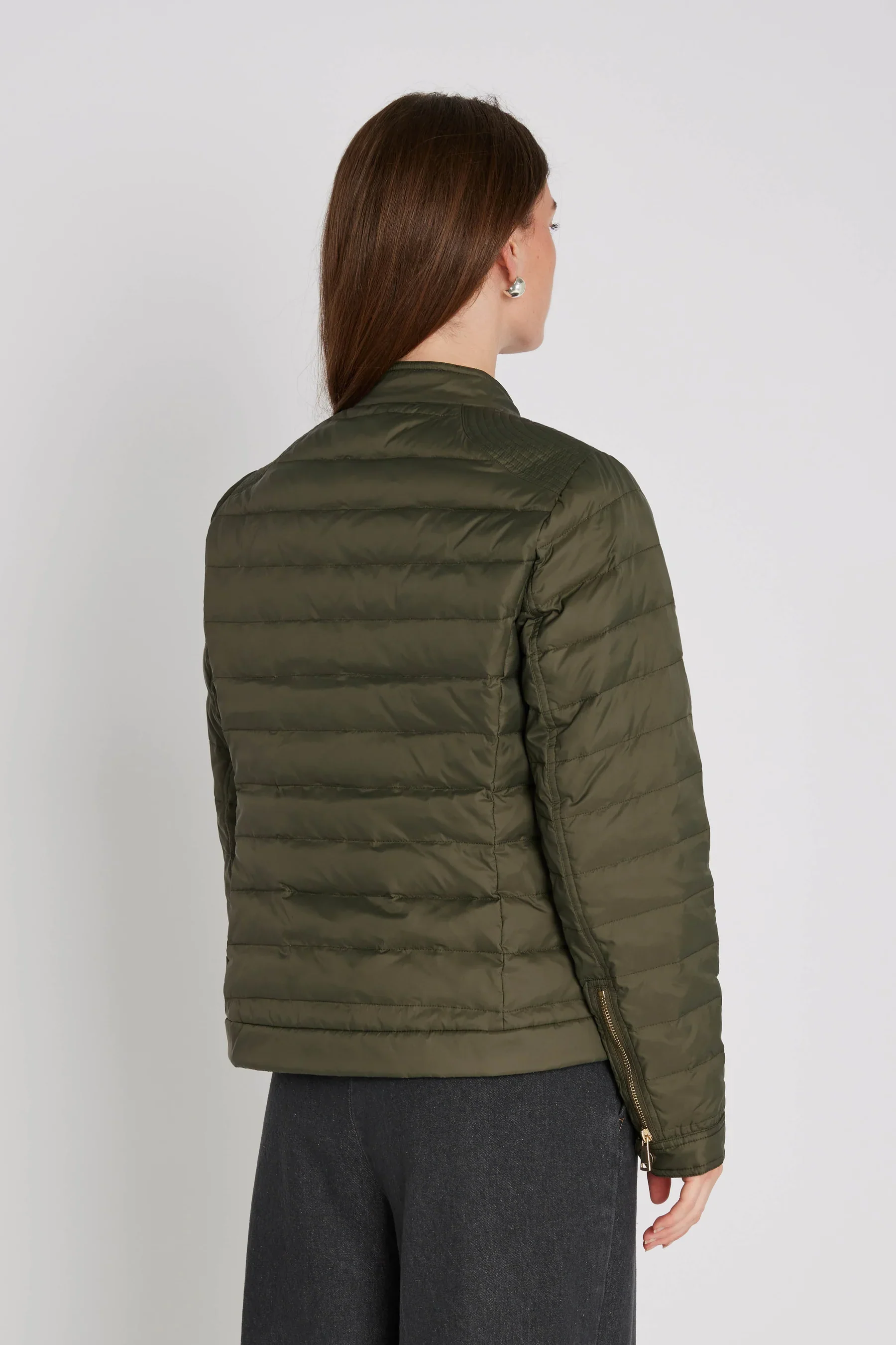 Philosophy Blues Original naisten takki, PUFFY LUCY DOWN JACKET Armeijanvihreä - Image 2
