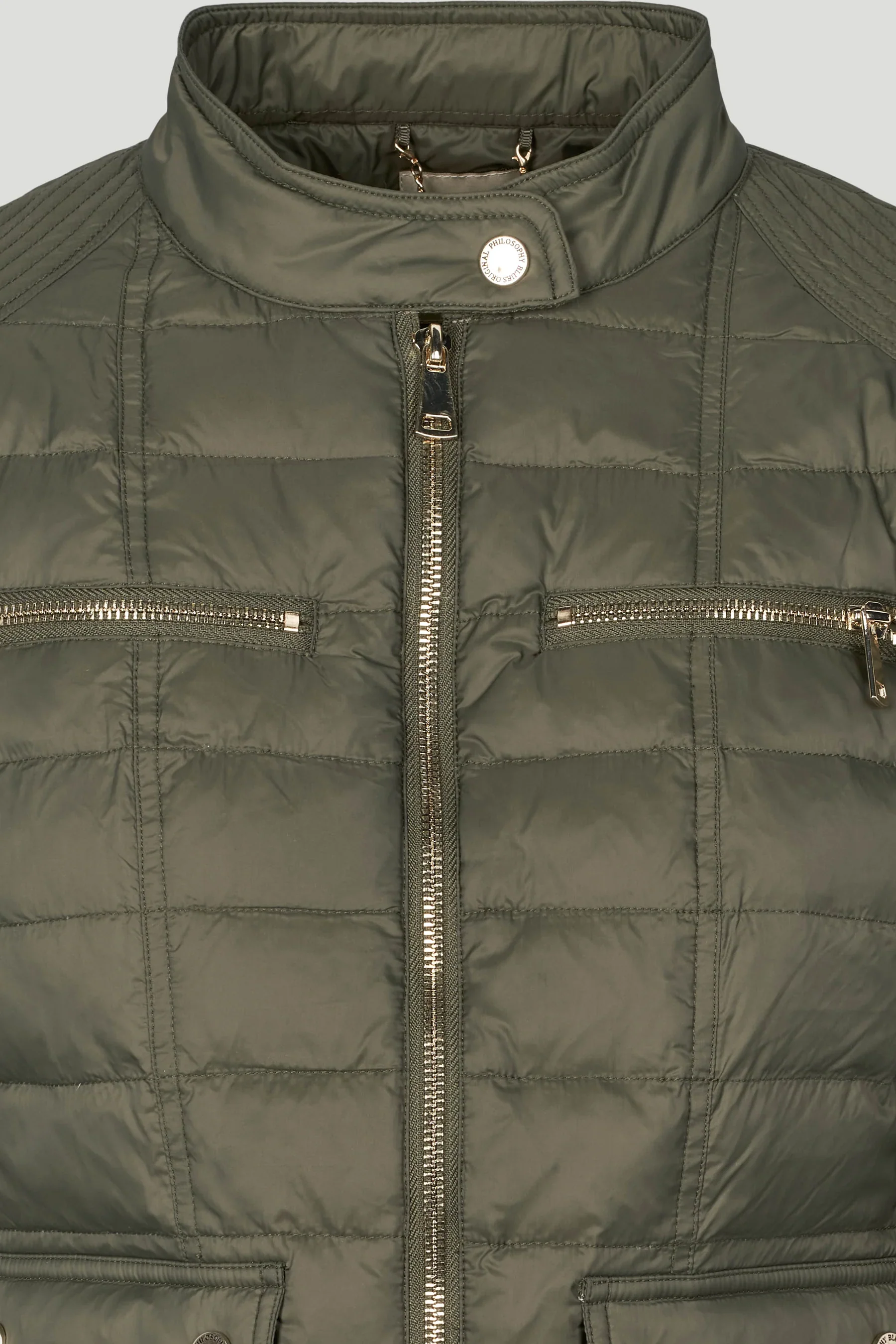 Philosophy Blues Original naisten takki, PUFFY LUCY DOWN JACKET Armeijanvihreä - Image 6