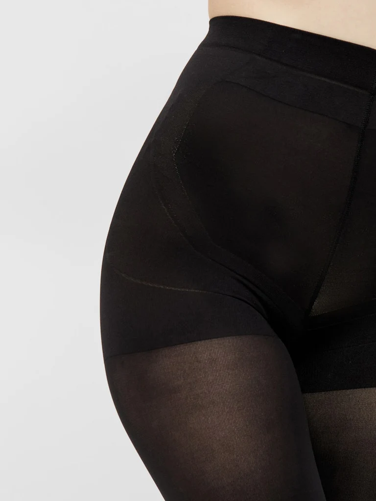 Pieces Naisten Sukkahousut PCSHAPER 40 DEN TIGHTS Black - Image 5