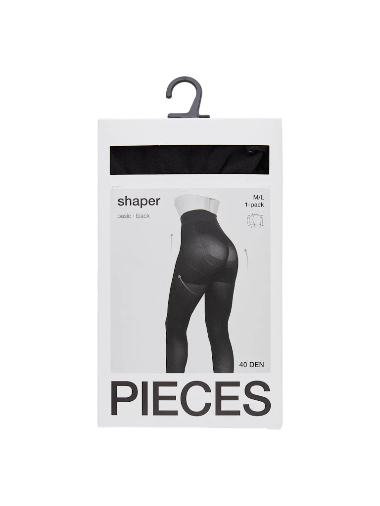 Pieces Naisten Sukkahousut PCSHAPER 40 DEN TIGHTS Black - Image 6