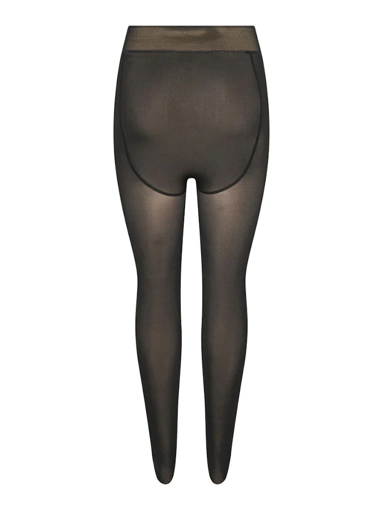 Pieces Naisten Sukkahousut, PCSOPHIE FLEECE TIGHTS Black - Image 4