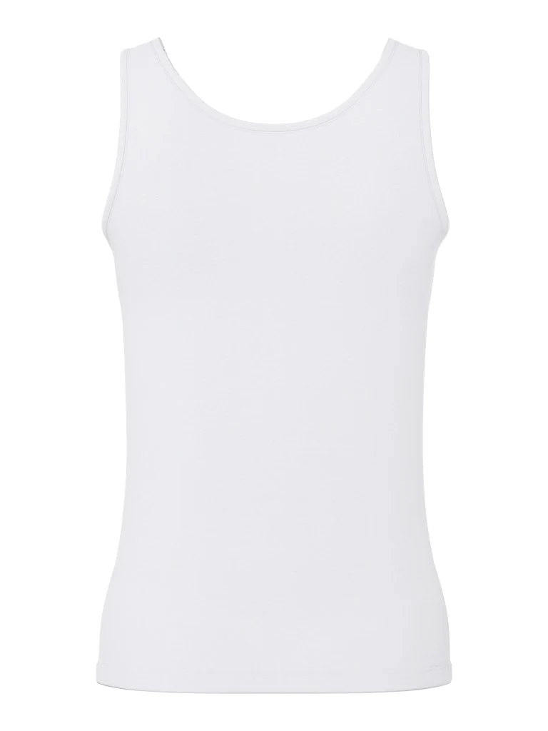 Pieces Naisten Toppi PCSIRENE TANK TOP Bright White - Image 4