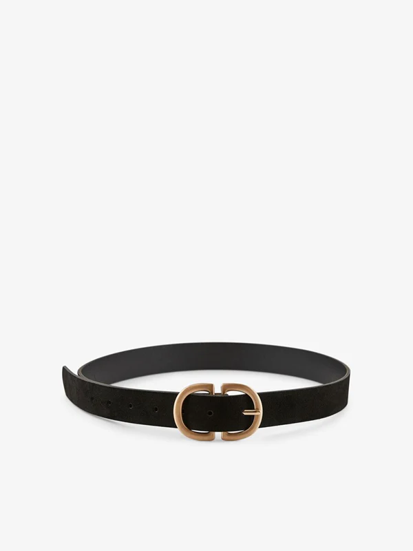 Pieces Naisten Vyö PCJUVA SUEDE JEANS BELT Black - Image 2