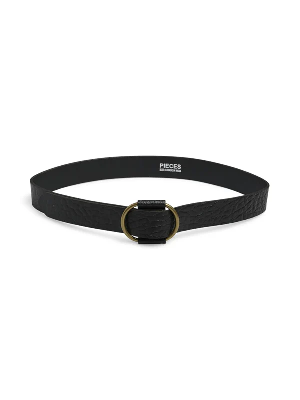 Pieces naisten vyö, PCPILJA LEATHER JEANS BELT FC Black