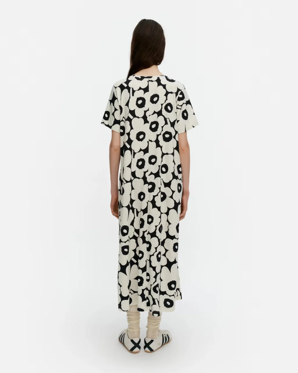 Marimekko mekko Pisteinen Unikko, mustavalkoinen - Image 2
