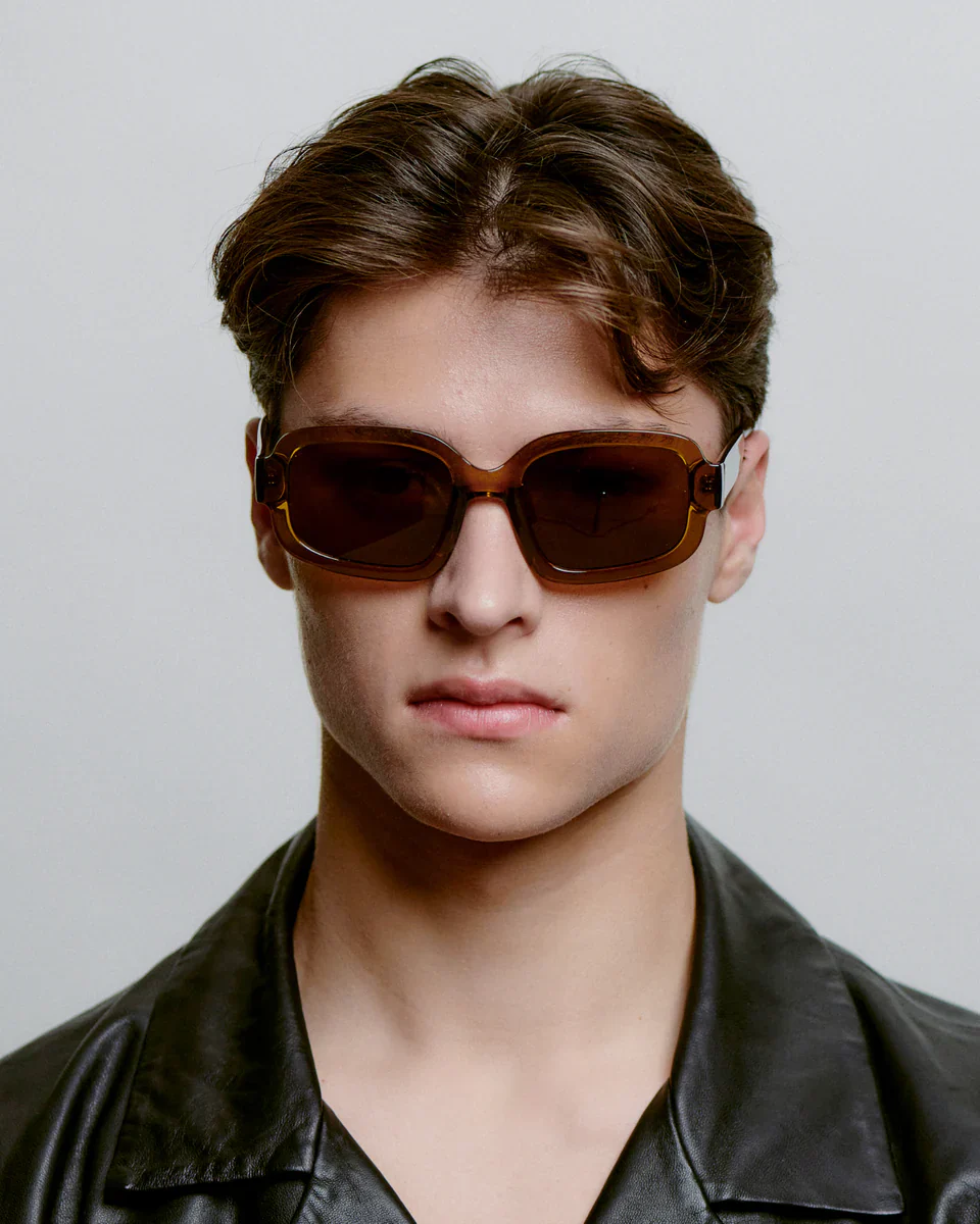 A.Kjaerbede unisex aurinkolasit Pluto, vaaleanruskea - Image 3