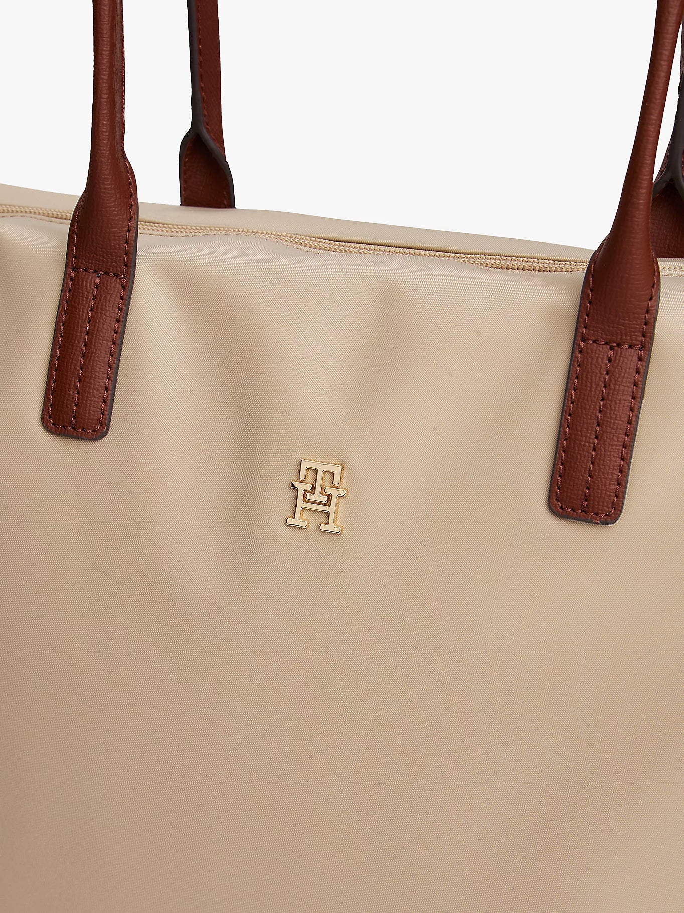 Tommy Hilfiger naisten laukku POPETTE TOTE, vaalea beige - Image 3