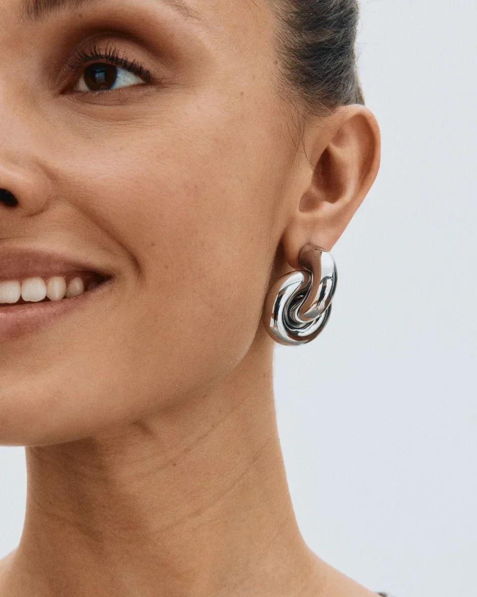 Edblad korvakorut Redondo Studs L Steel, Stainless steel - Image 2