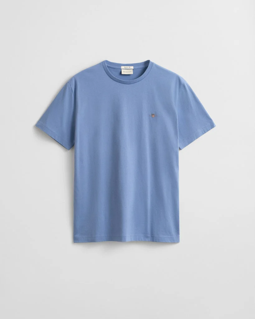Gant miesten t-paita Reg Shield SS T-shirt, keskisininen - Image 3