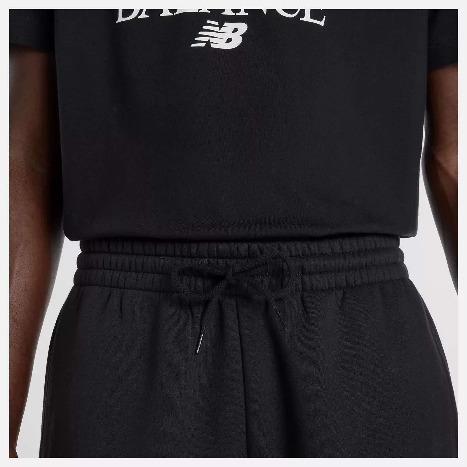 New Balance miesten collegeshortsit Reimagined Fleece Shorts 7', musta - Image 5