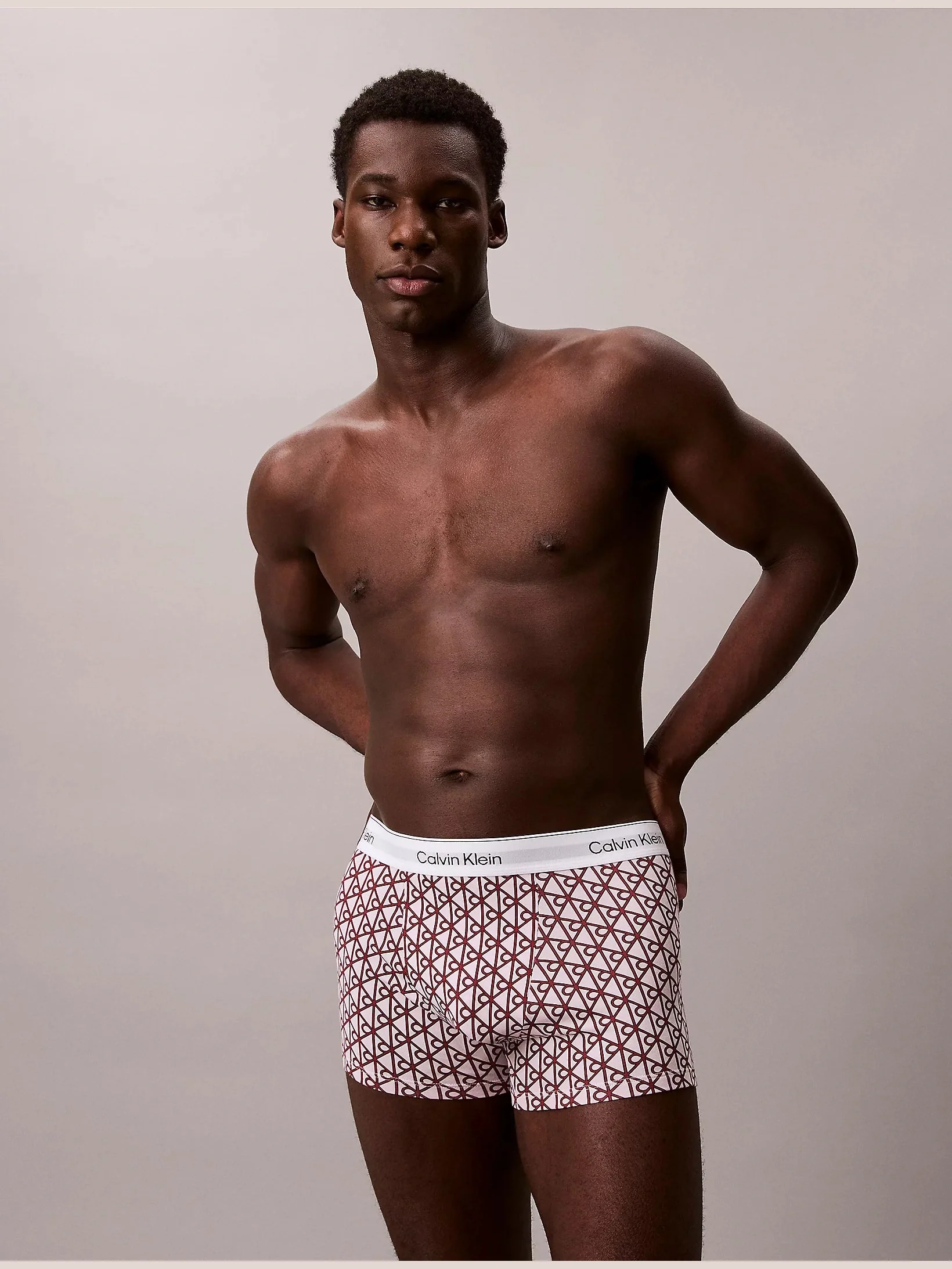 Calvin Klein miesten bokserit 3 Pack Relaxed Fit Trunk, pinkki