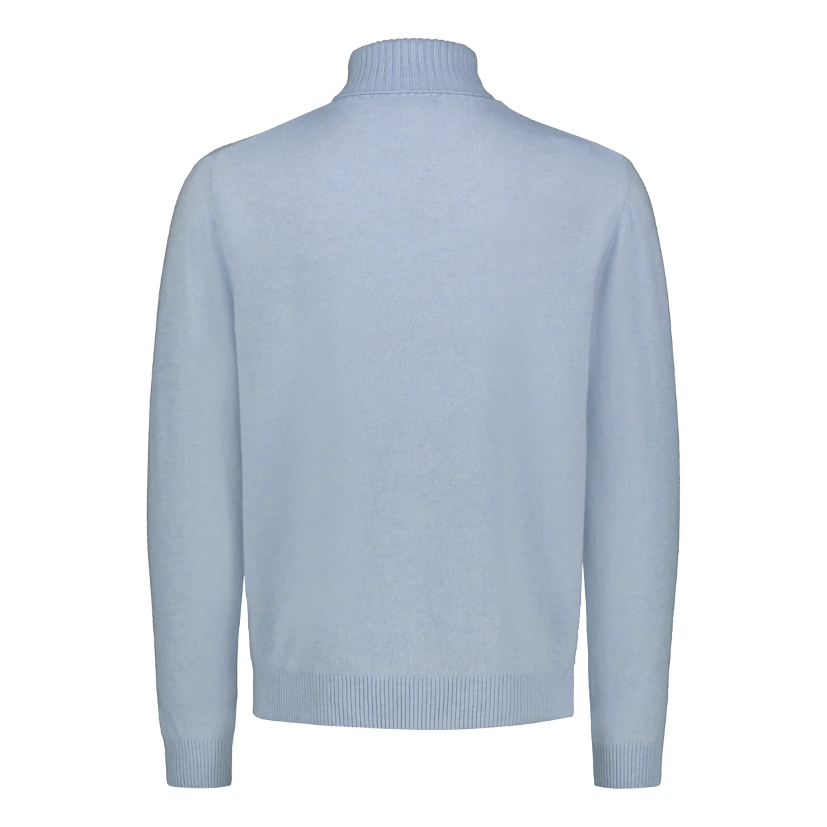 Sinnuu Miehet Pooloneule Rollneck Fine, Made in Italy vaaleansininen - Image 2