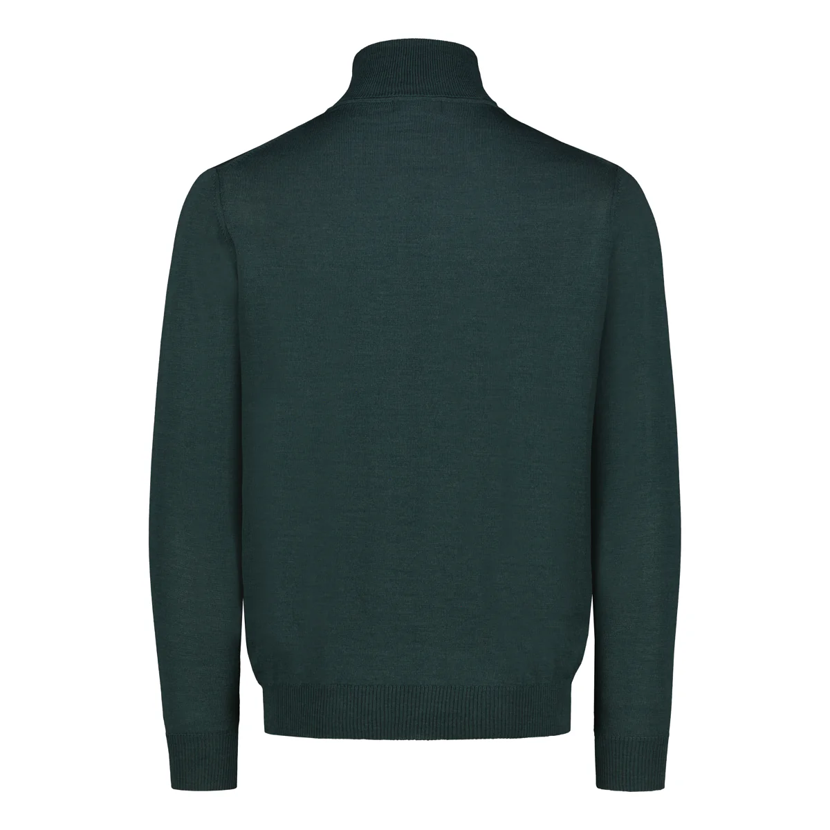 Sinnuu miesten pooloneule Rollneck Merino Wool Made in Italy, tummanvihreä - Image 2