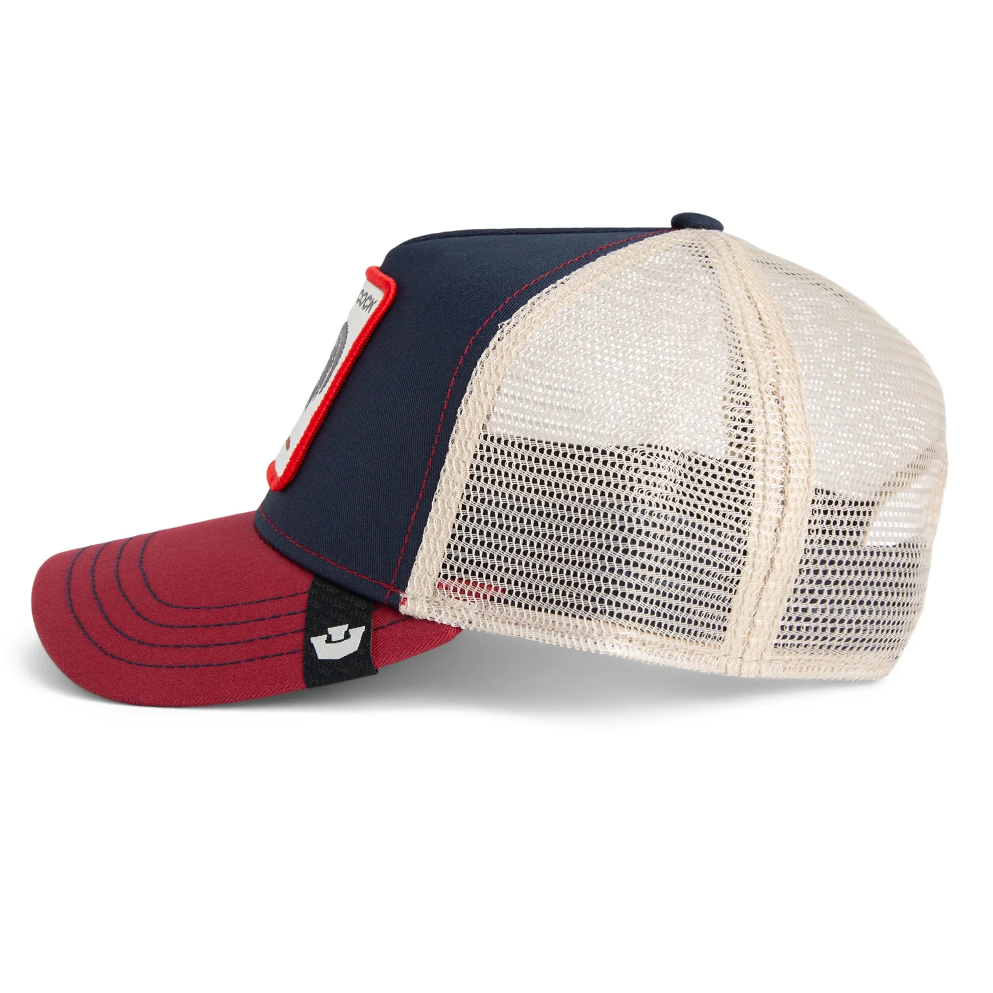 Goorin Bros lippis Rooster Trucker Navy Red, tummansininen - Image 6