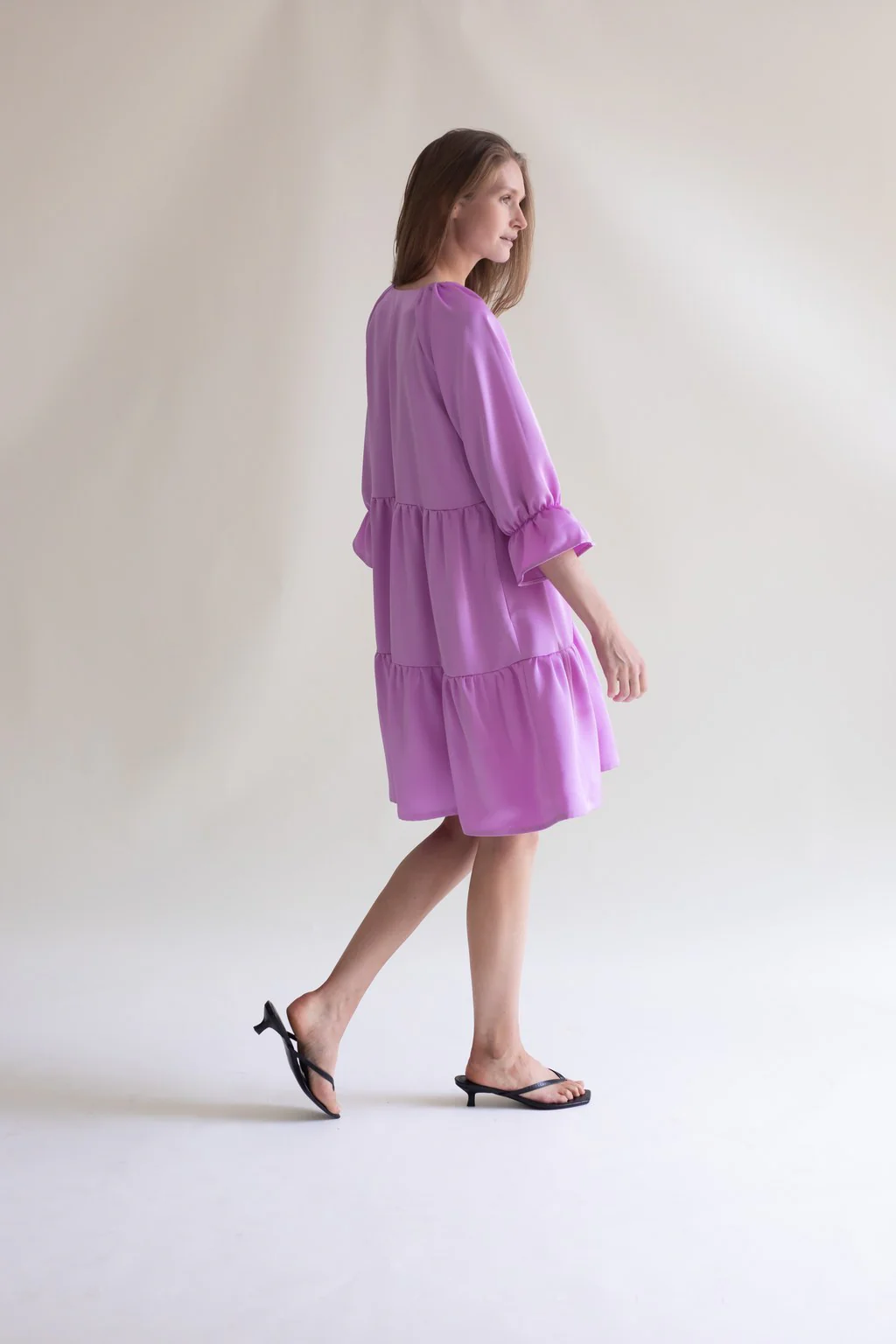 Gauhar mekko Ruffled Dress Fuchsia, vaalea lila - Image 2