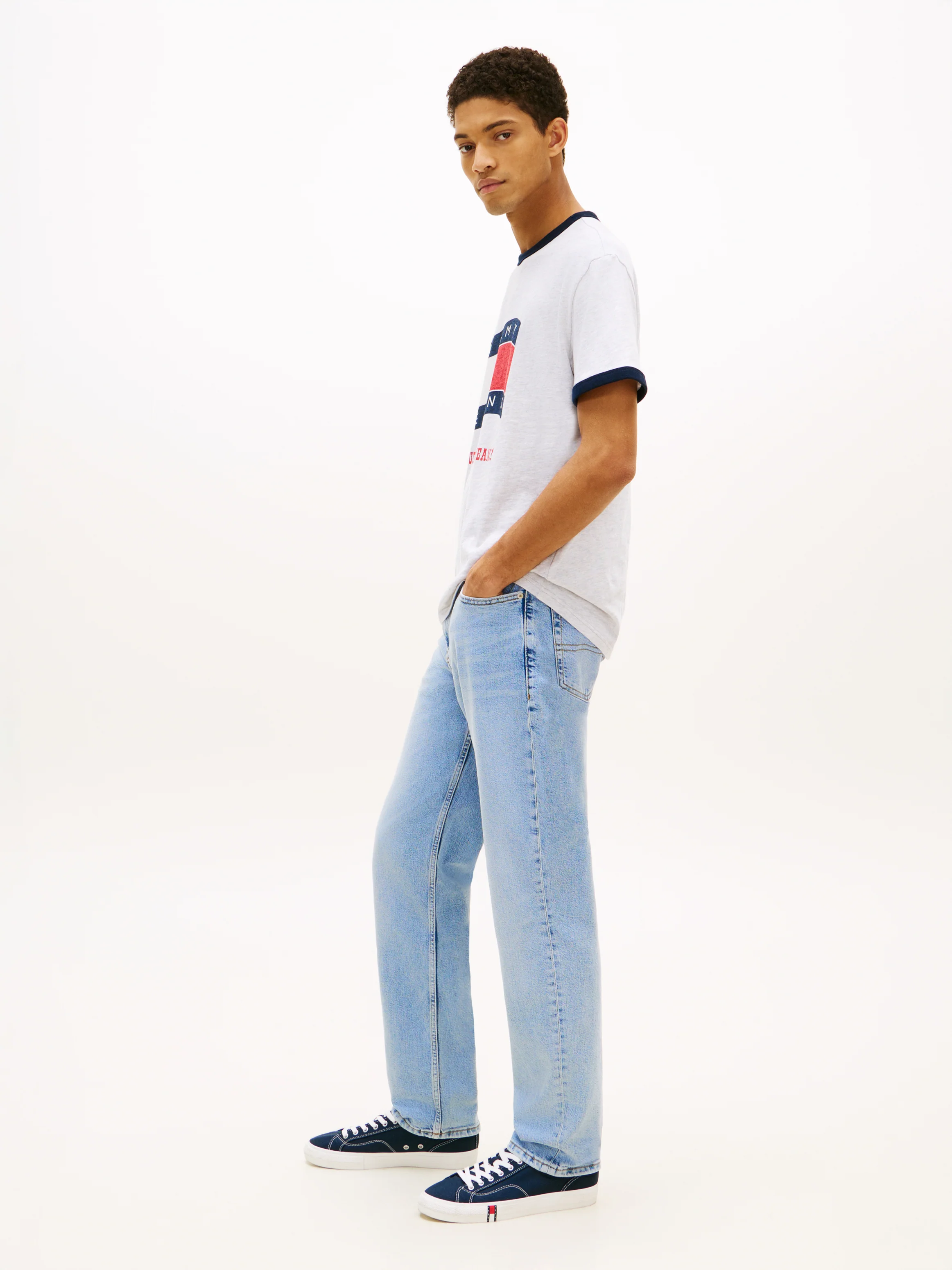 Tommy Jeans miesten farkut Ryan Slim STR BI0112 Co, sininen indigo - Image 3