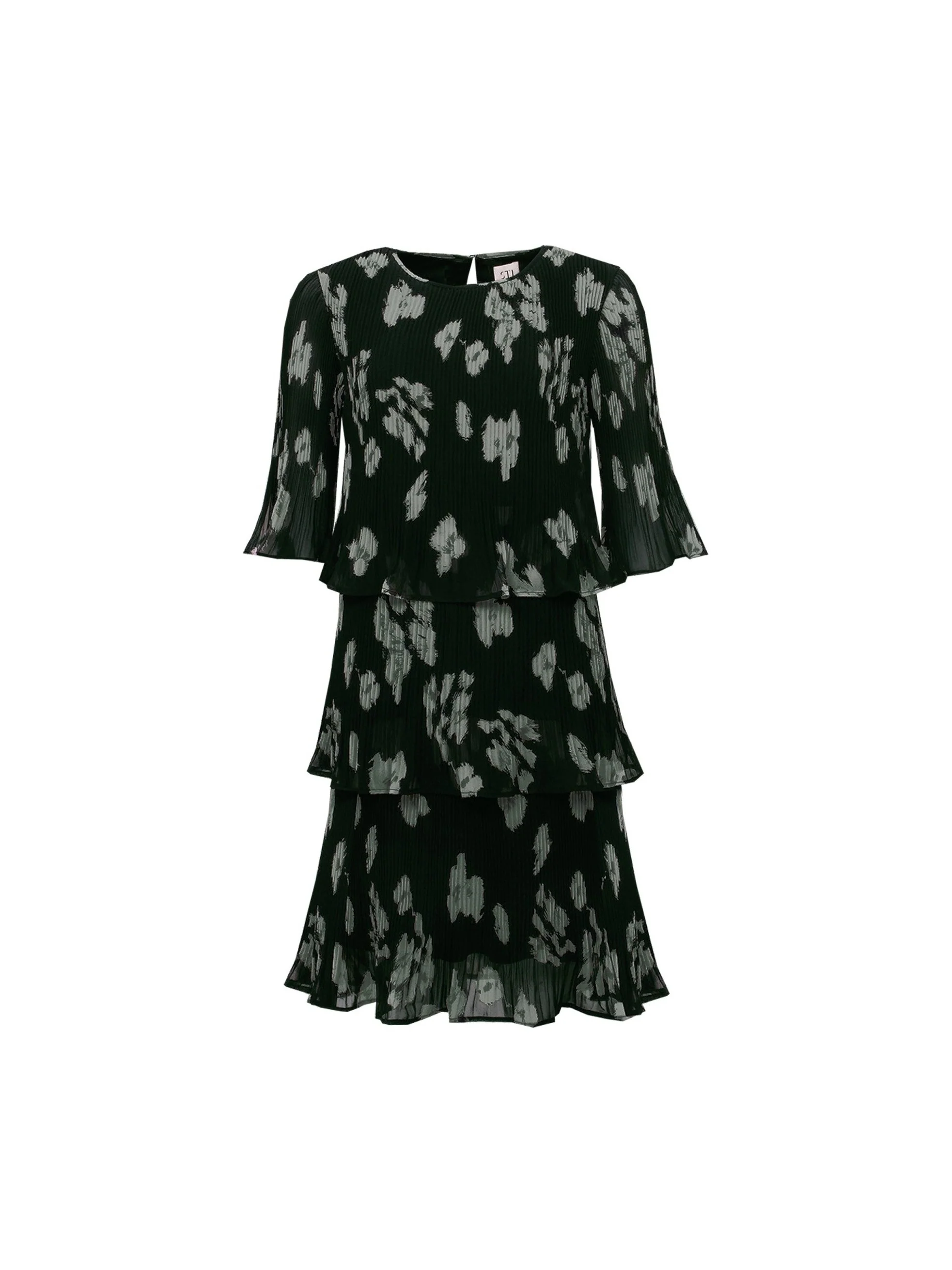 S.T.I naisten mekko, CALINDA DRESS 105 CM Vihreä Kuosi
