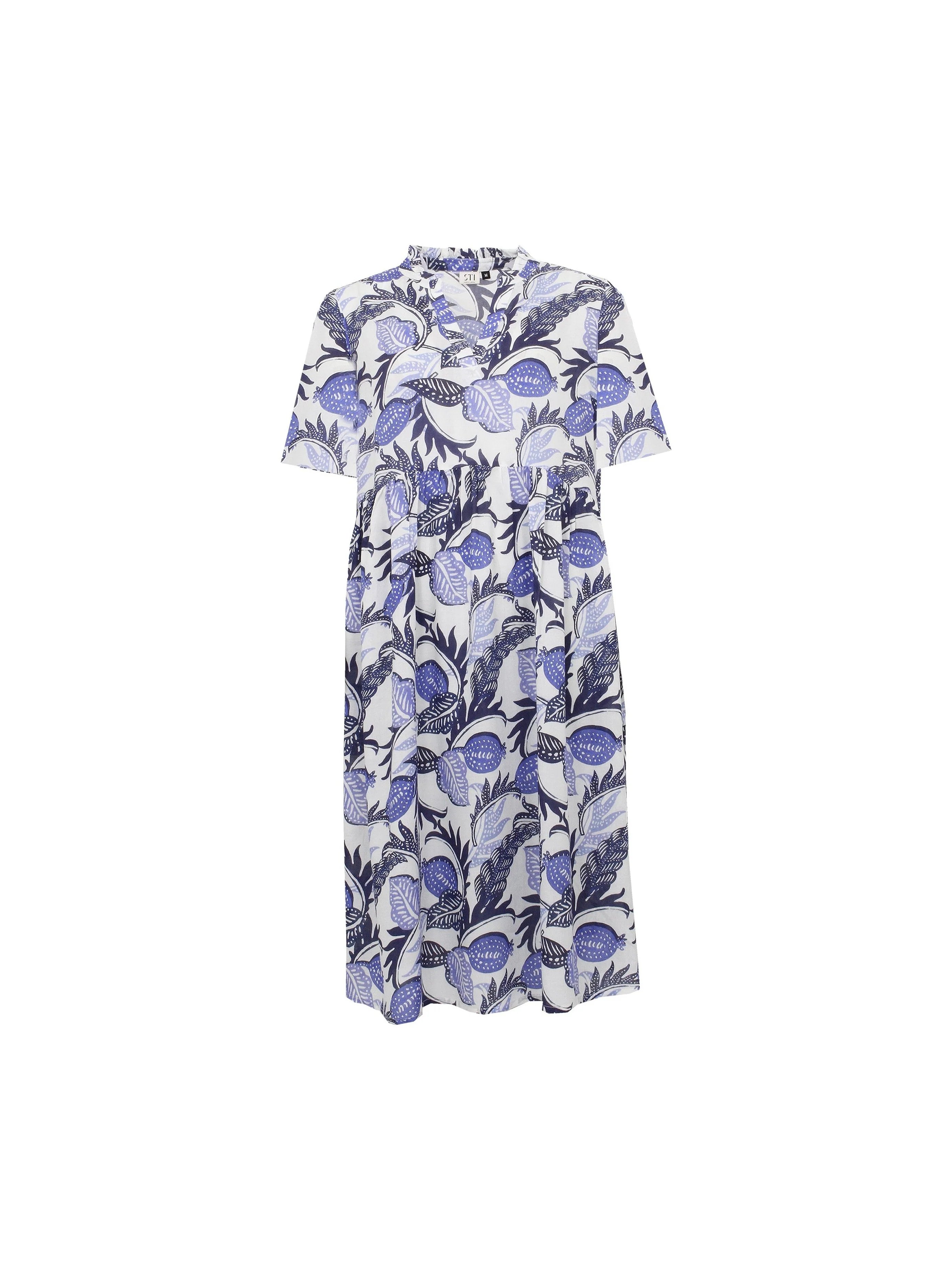 S.T.I naisten mekko, IIDA DRESS 110CM Sininen Kuosi