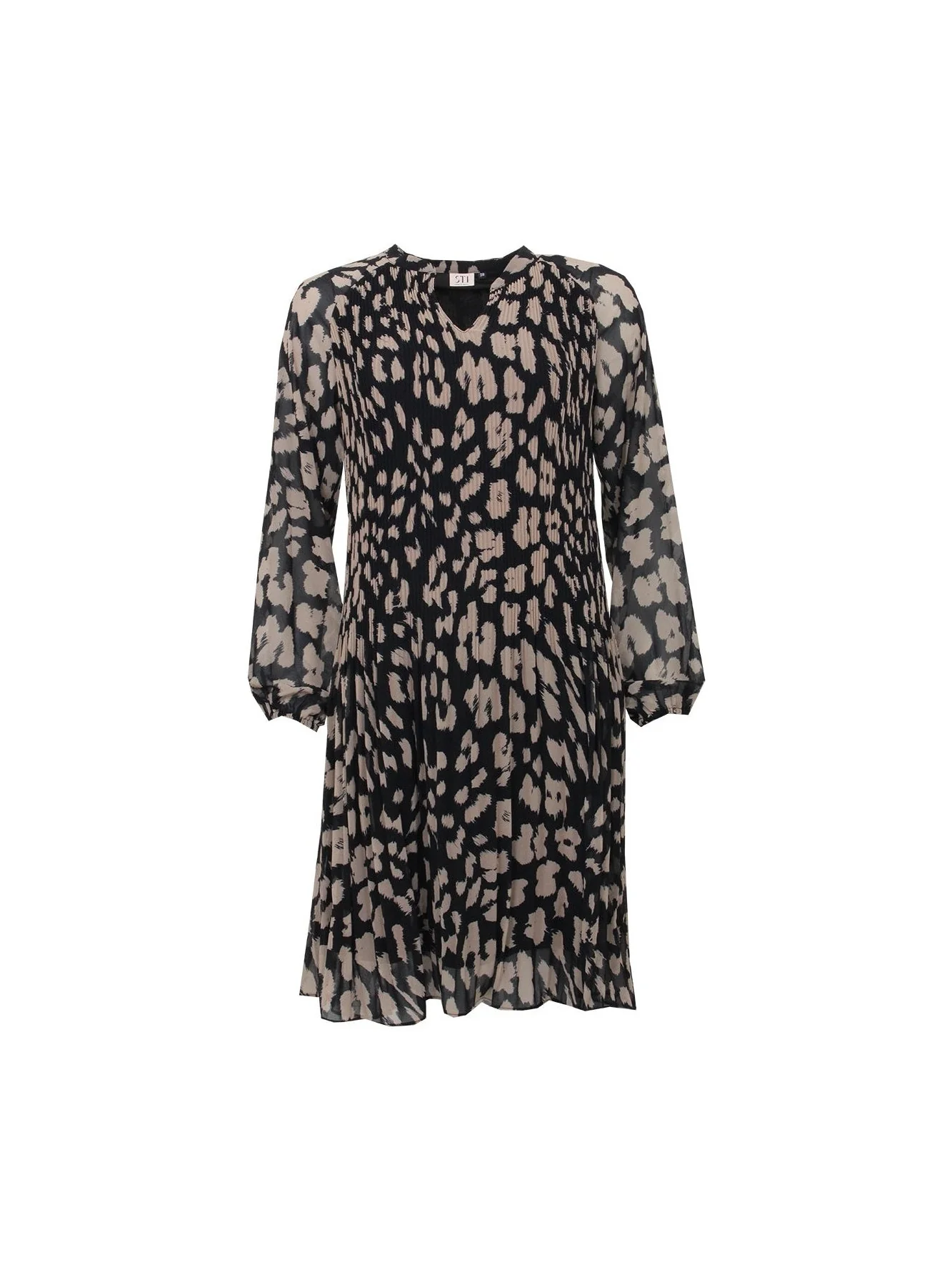 S.T.I naisten mekko, IRIE DRESS 100CM Ruskea Kuosi