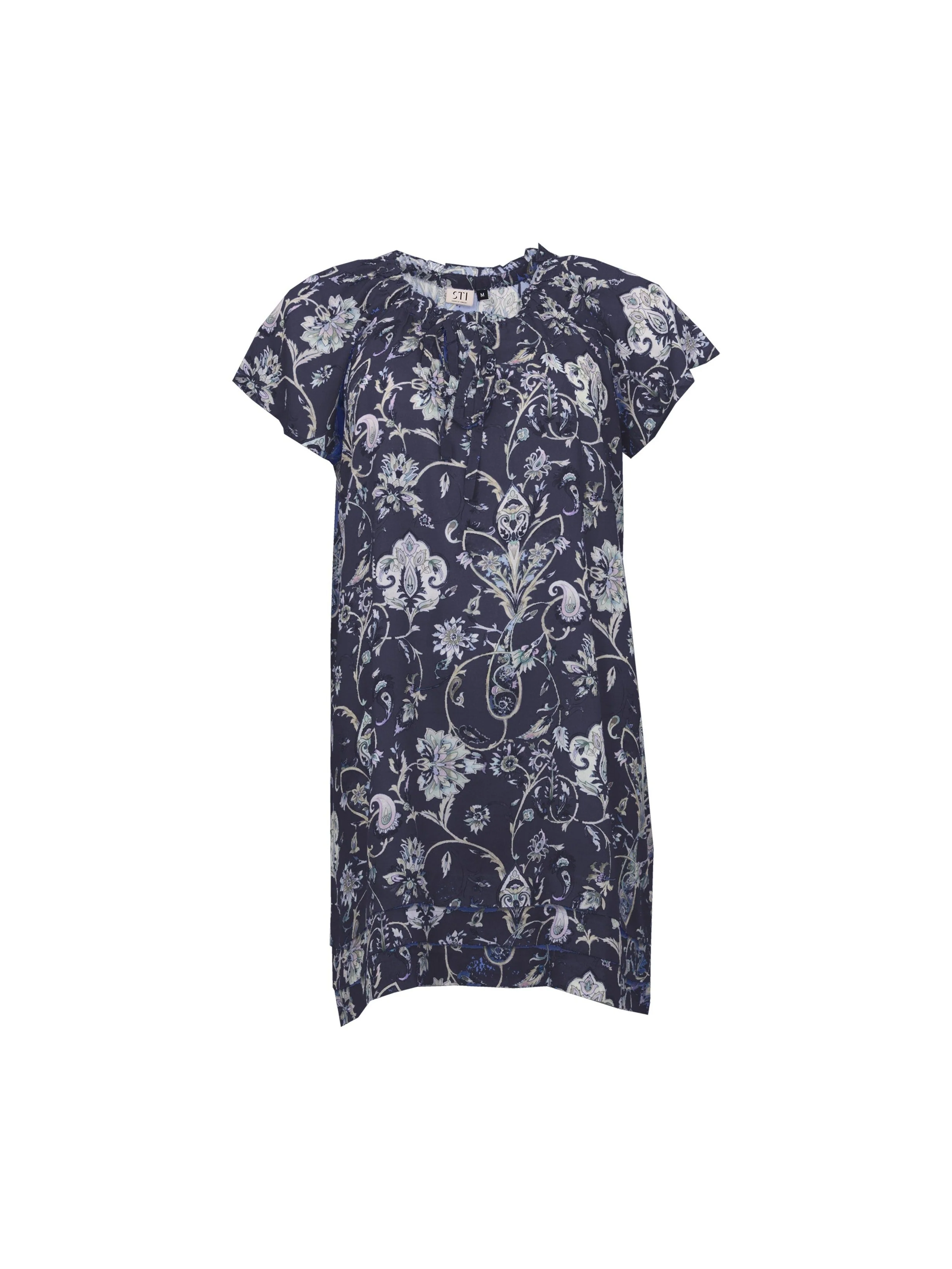 S.T.I Naisten Tunika KHRISTI TUNIC 84CM Sininen Kuosi